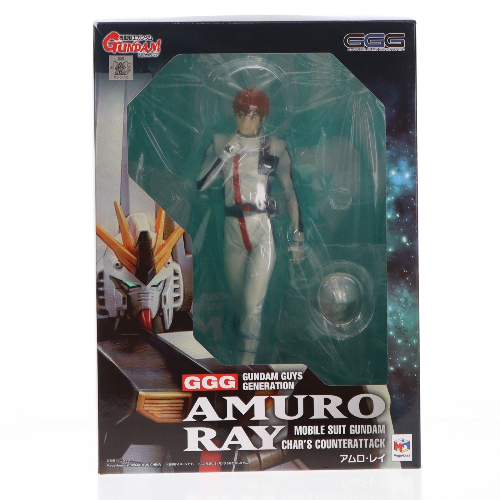 【中古即納】[FIG] GGG(ガンダム・ガイズ・ジェネレーション) アムロ・レイ 機動戦士ガンダム 逆襲のシャア 1/8 完成品 フィギュア メガハウス(20200829)