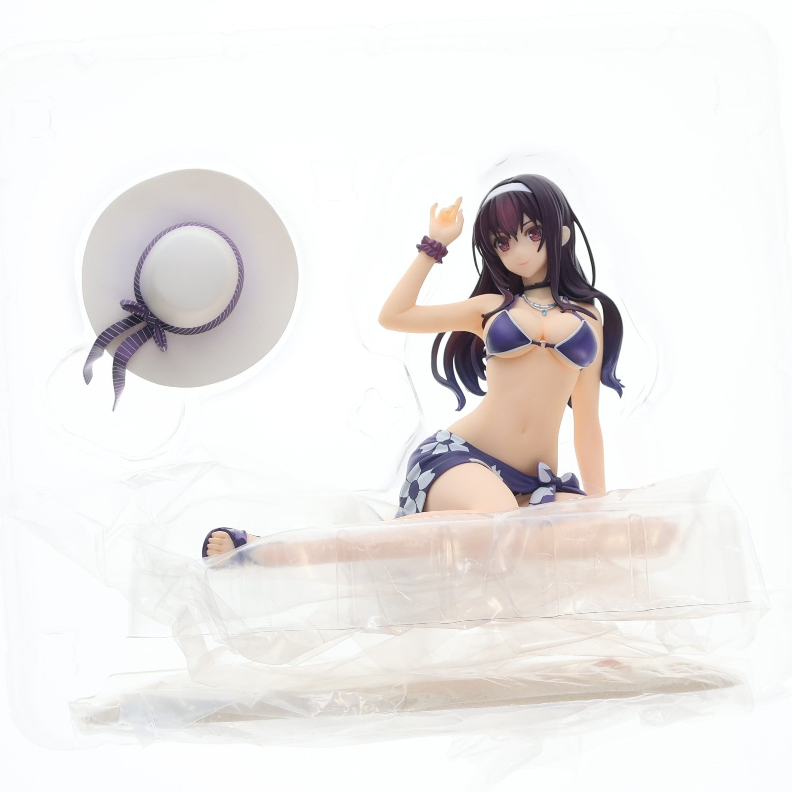 【中古即納】[FIG] ポストカード無し 霞ヶ丘詩羽(かすみがおかうたは) 水着Ver. 冴えない彼女の育てかた♭ 1/7 完成品 フィギュア グッドスマイルカンパニー(20180720)