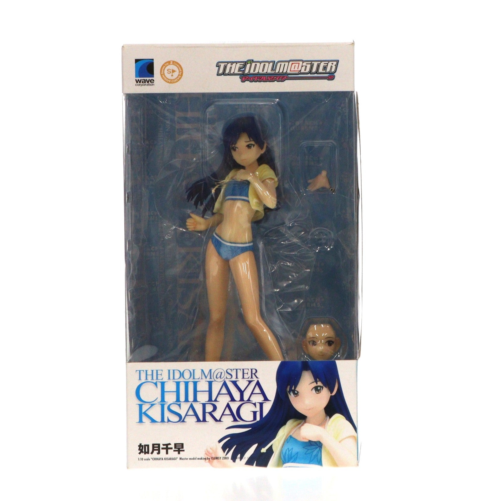 【中古即納】[FIG] BEACH QUEENS(ビーチクイーンズ) 如月千早(きさらぎちはや) アイドルマスター(THE IDOLM@STER) 1/10 完成品 フィギュア(NF-156) ウェーブ(WAVE)(20111122)