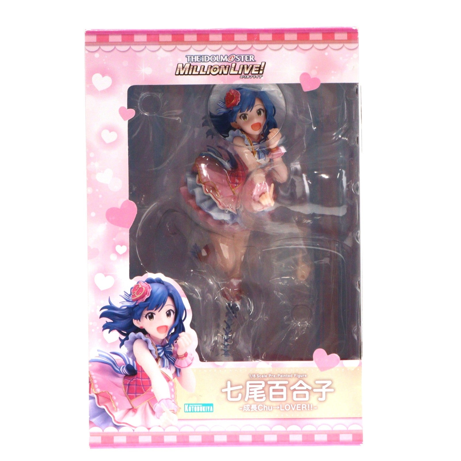 【中古即納】[FIG] 七尾百合子-成長Chu→LOVER!!-(ななおゆりこ) アイドルマスター ミリオンライブ! 1/8 完成品 フィギュア(PP961) コトブキヤ(20220918)