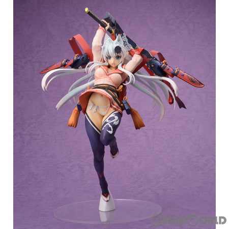 【中古即納】[FIG] 柳生十兵衛～白銀の剣姫Ver. 通常版 百花繚乱 1/8 完成品 フィギュア ホビージャパン誌上通販&オンラインショップ限定 ホビージャパン/アルター(20130531)