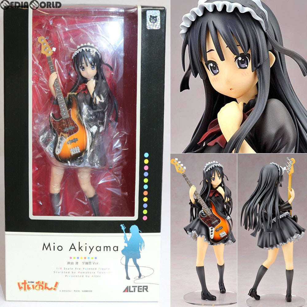 【中古即納】[FIG] 秋山澪(あきやまみお) 学園祭Ver. けいおん! 1/8 完成品 フィギュア アルター(20101001)
