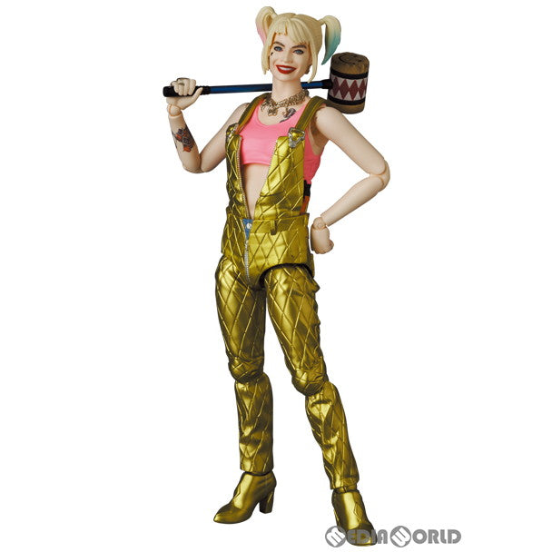 【中古即納】[FIG] マフェックス No.153 MAFEX HARLEY QUINN(OVERALLS Ver.) ハーレイ・クインの華麗なる覚醒 BIRDS OF PREY 完成品 可動フィギュア メディコム・トイ(20221113)
