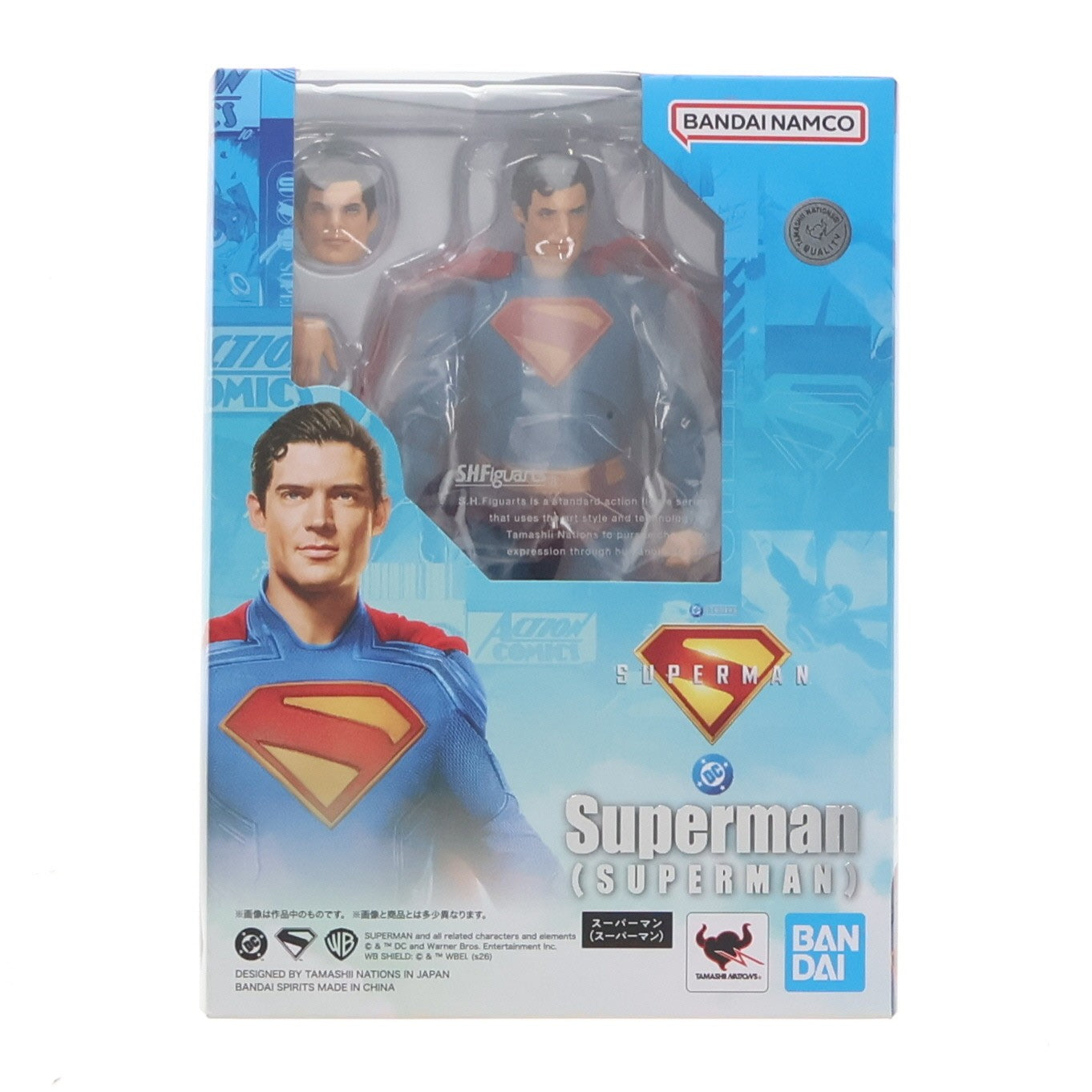 【中古即納】[FIG] S.H.Figuarts(フィギュアーツ) スーパーマン(スーパーマン) 完成品 可動フィギュア バンダイスピリッツ(20260131)