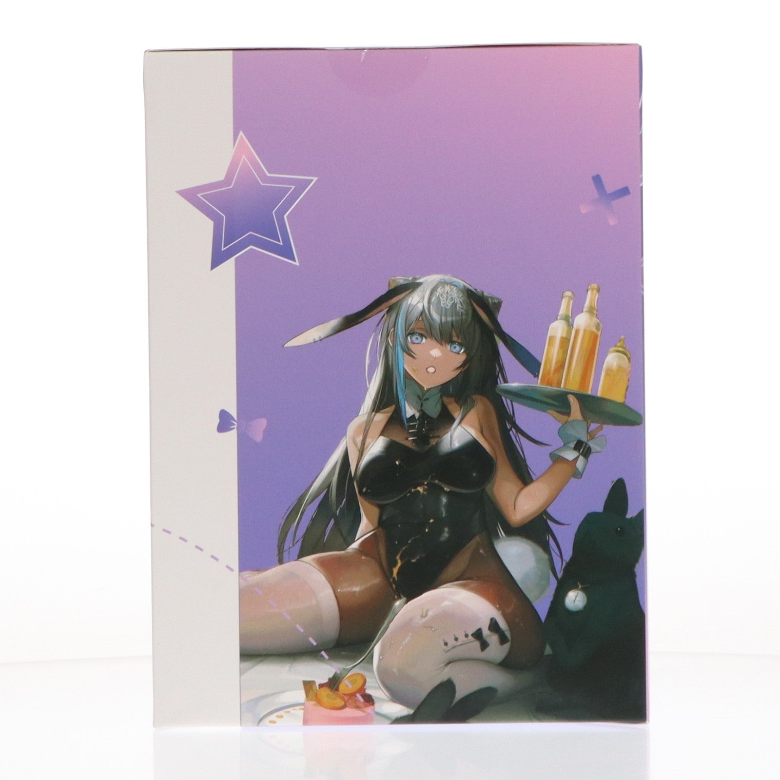 【中古即納】[FIG] バッジ&タペストリー付属 二色こぺイラスト 兎月ここあ(とつきここあ) 1/5 完成品 フィギュア ENSOUTOYS(エンソウトイズ)(20251128)