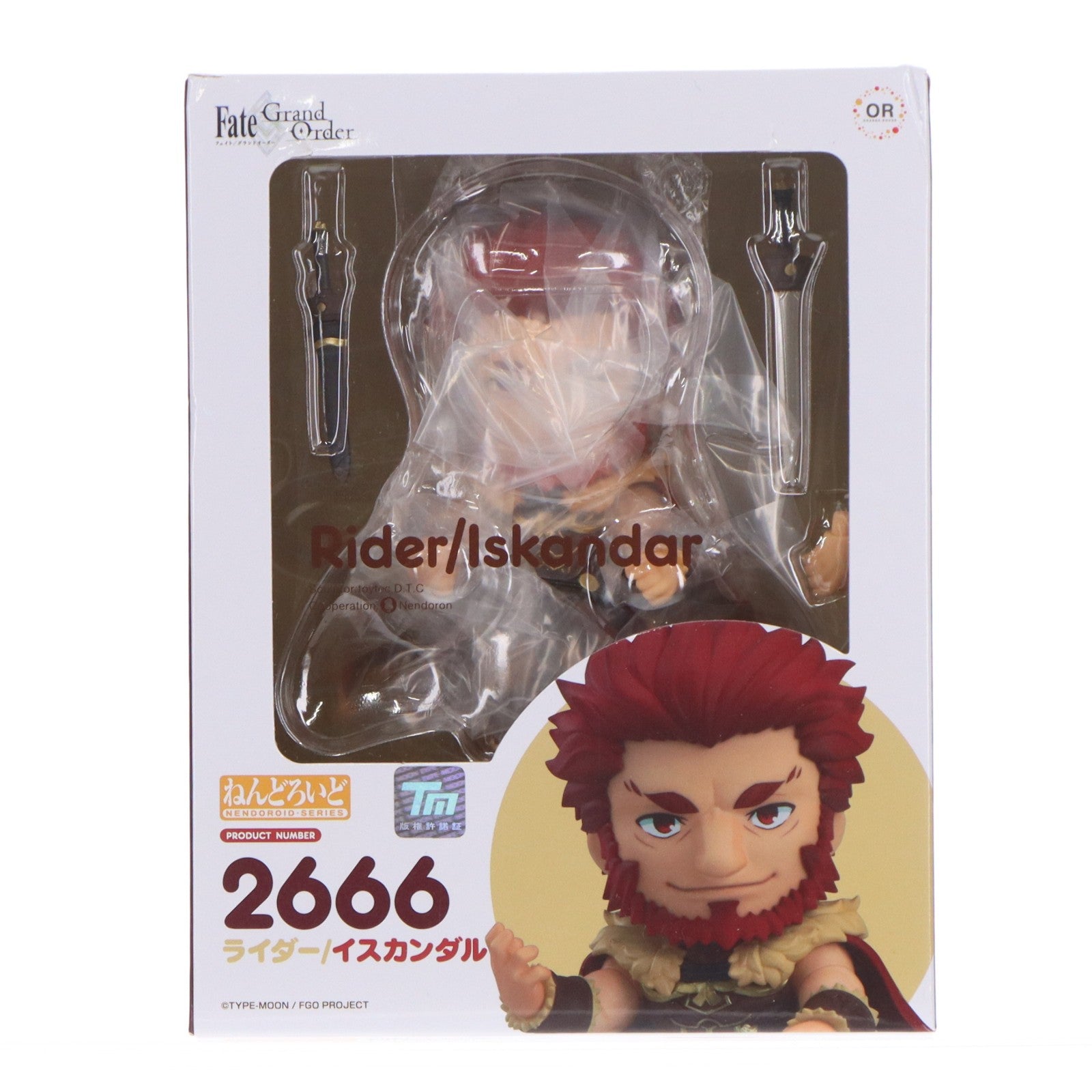 【中古即納】[FIG] ねんどろいど 2666 ライダー/イスカンダル Fate/Grand Order(フェイト/グランドオーダー) 完成品 可動フィギュア オランジュ・ルージュ(20250619)