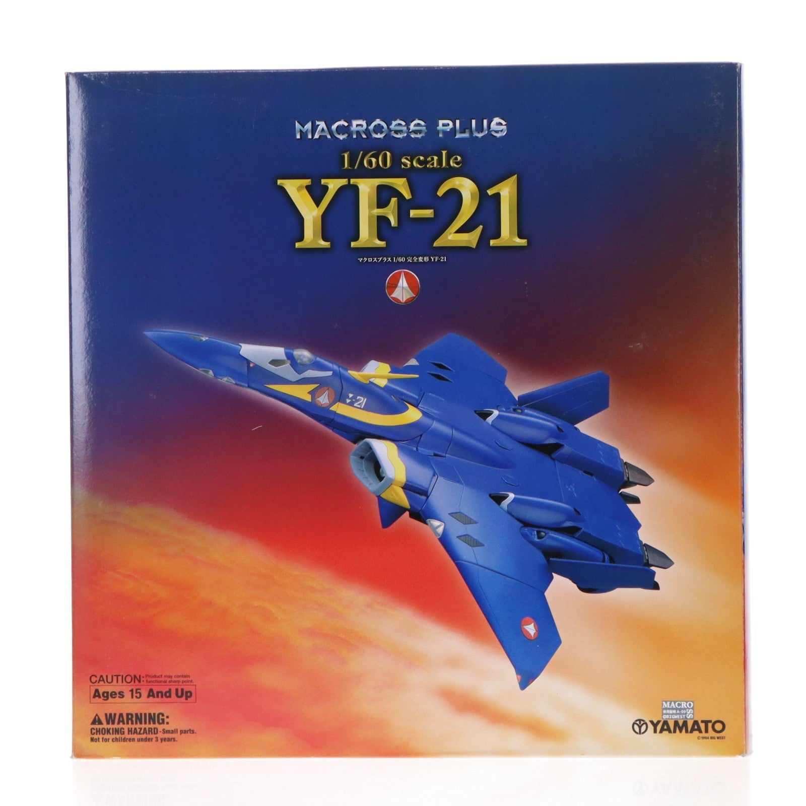【中古即納】[TOY] 完全変形 1/60 YF-21 パッケージリニューアル版 マクロスプラス 完成トイ YAMATO(やまと)(20100701)