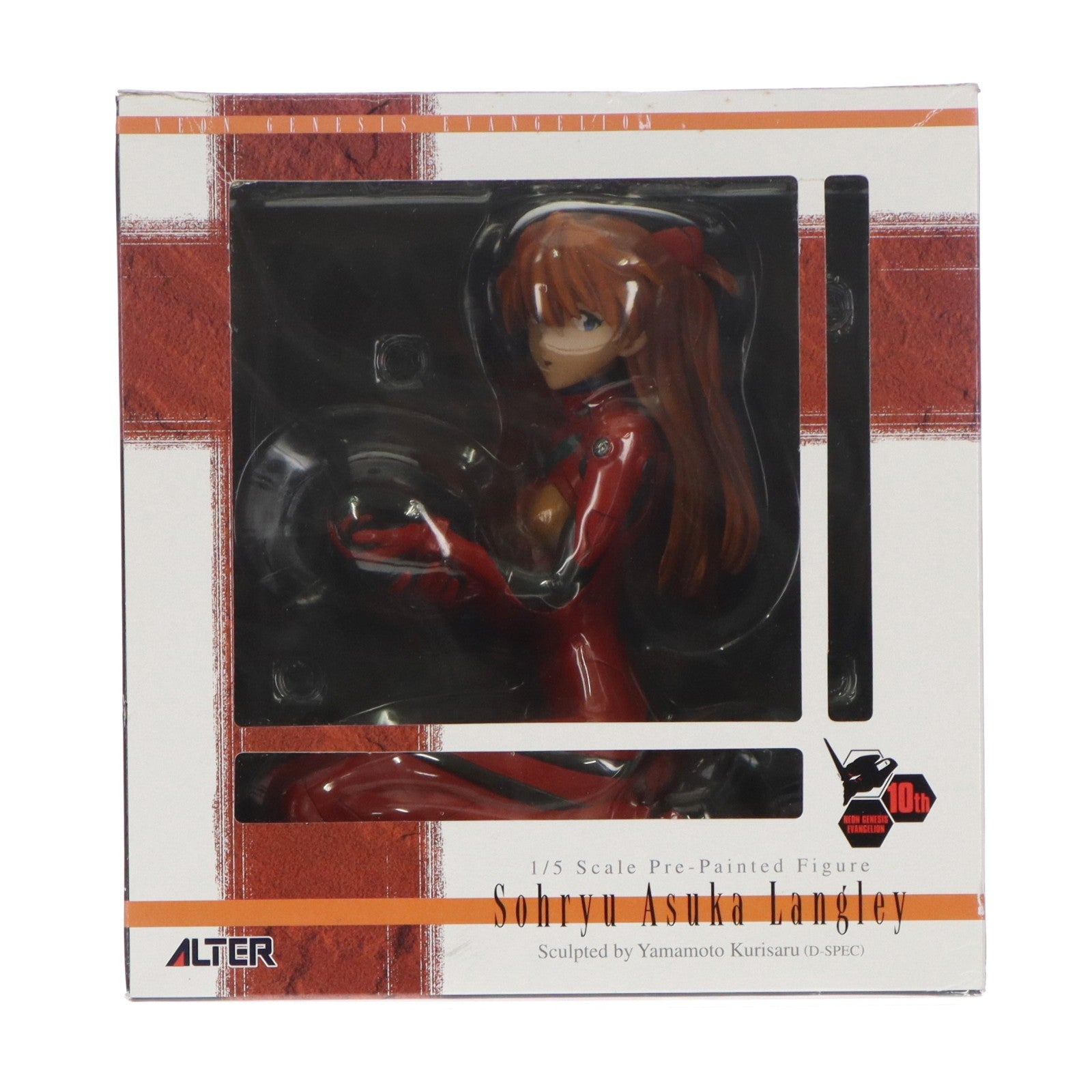 【中古即納】[FIG] 惣流・アスカ・ラングレー 新世紀エヴァンゲリオン 1/5 完成品 フィギュア アルター(20060129)