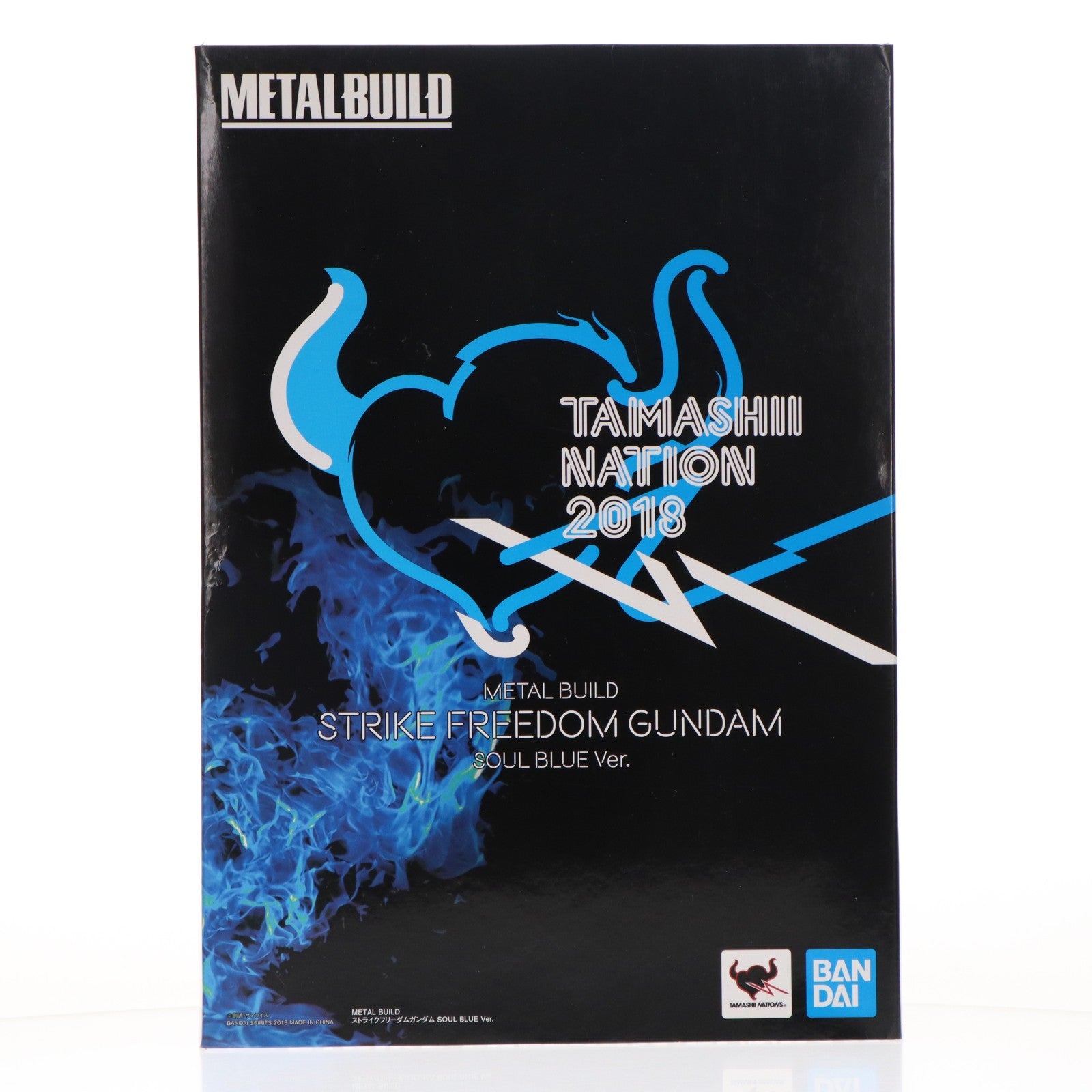 【中古即納】[FIG] METAL BUILD ストライクフリーダムガンダム SOUL BLUE Ver. 機動戦士ガンダムSEED DESTINY(シード デスティニー) 完成品 可動フィギュア TAMASHII NATION2018会場&魂ウェブ商店限定 バンダイスピリッツ(20181026)