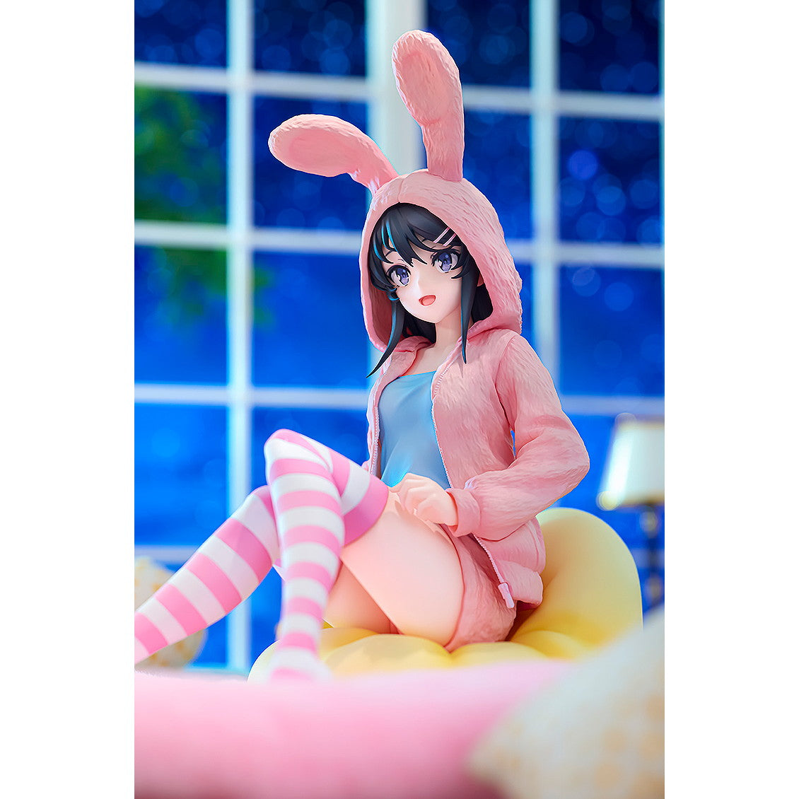 【中古即納】[FIG] 桜島麻衣(さくらじままい) フード☆るっく うさみみver. Popular edition 青春ブタ野郎はランドセルガールの夢を見ない 1/7 完成品 フィギュア KADOKAWA(カドカワ)(20250330)