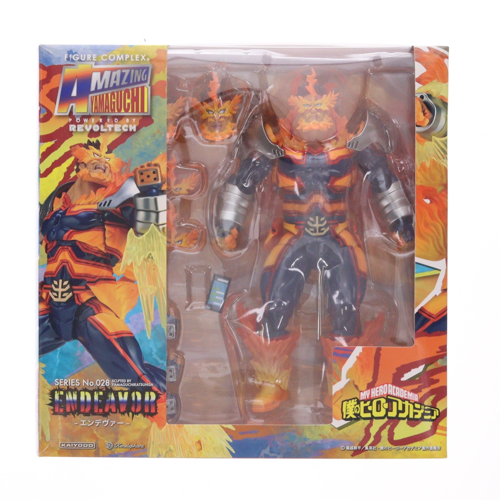 【中古即納】[FIG] フィギュアコンプレックス アメイジングヤマグチ No.028 エンデヴァー 僕のヒーローアカデミア 完成品 可動フィギュア タカラトミー/ケンエレファント(20230223)