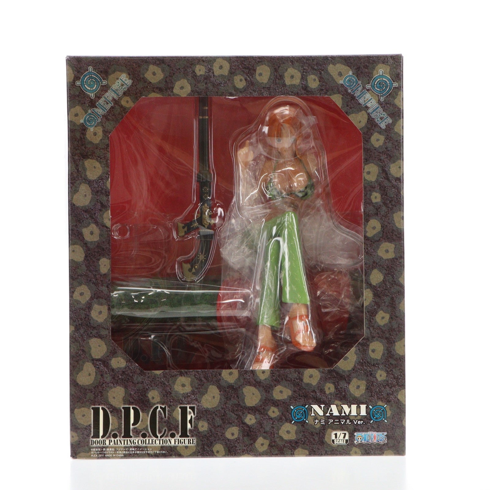 【中古即納】[FIG] DOOR PAINTING COLLECTION FIGURE ナミ アニマルVer. ONE PIECE(ワンピース) 1/7 完成品 フィギュア プレックス(20110901)