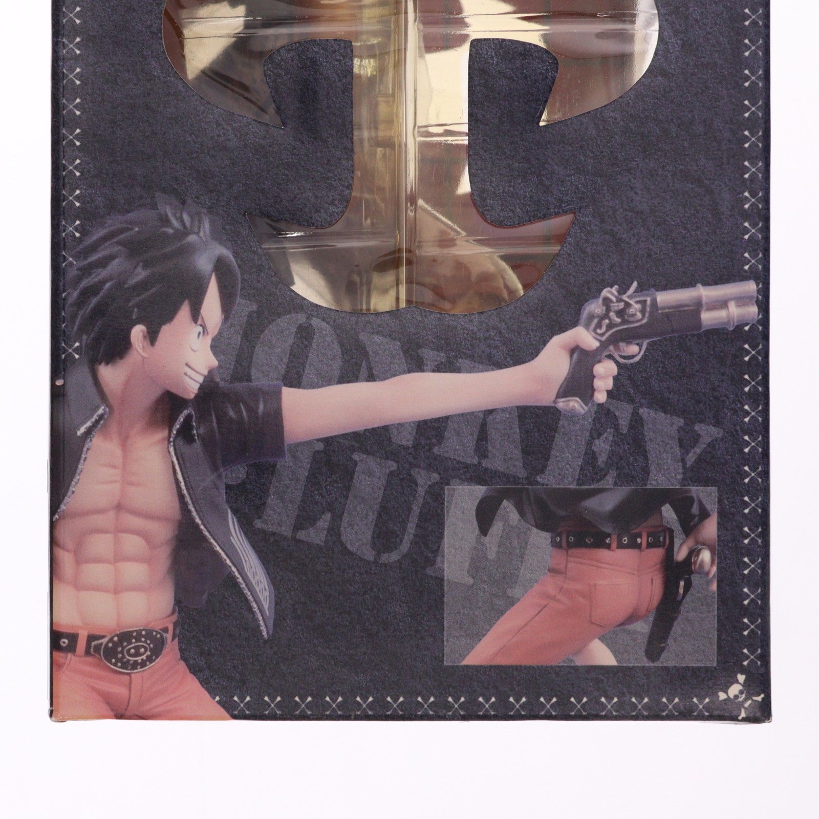 【中古即納】[FIG] DOOR PAINTING COLLECTION FIGURE モンキー・D・ルフィ 三銃士Ver. ONE PIECE(ワンピース) 1/7 完成品 フィギュア プレックス(20110211)