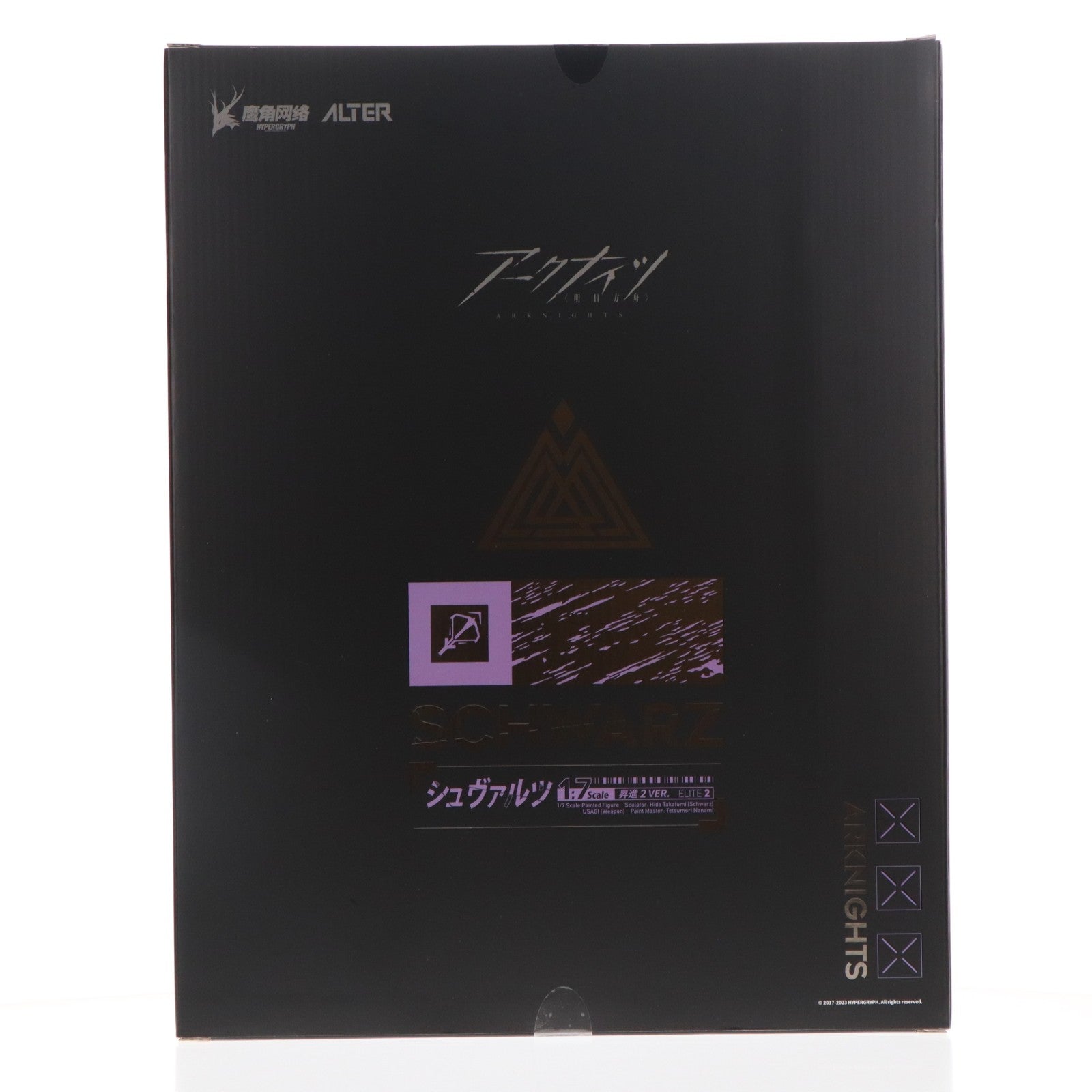 【中古即納】[FIG] あみあみ限定特典付属 シュヴァルツ 昇進2Ver. アークナイツ 1/7 完成品 フィギュア アルター(20230930)