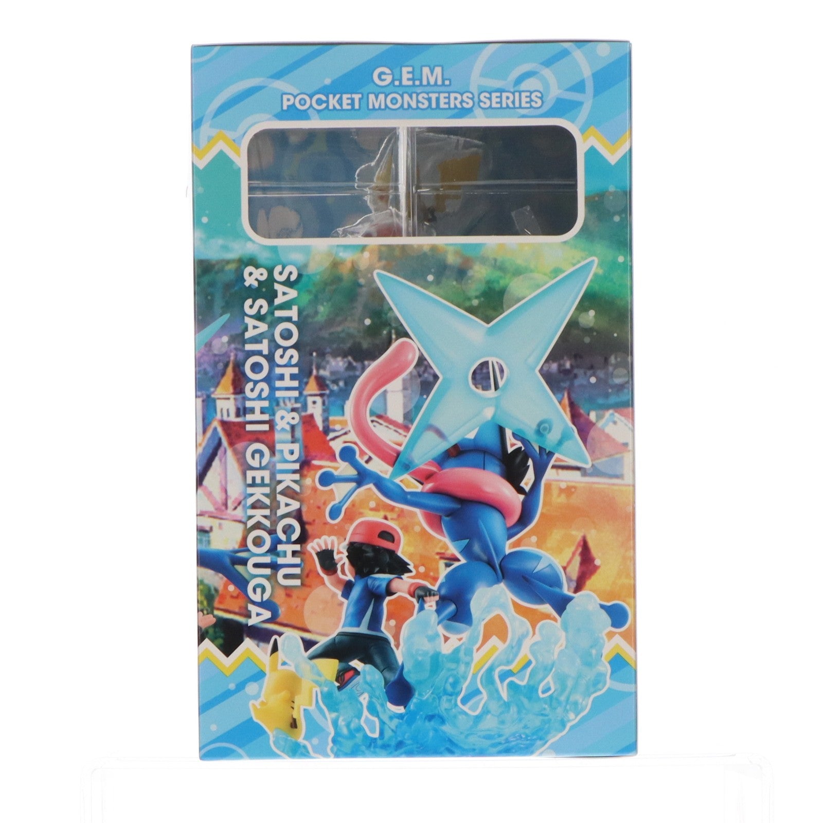 【中古即納】[FIG] G.E.M.シリーズ サトシ&ピカチュウ&サトシゲッコウガ ポケットモンスター 完成品 フィギュア メガハウス(20171129)
