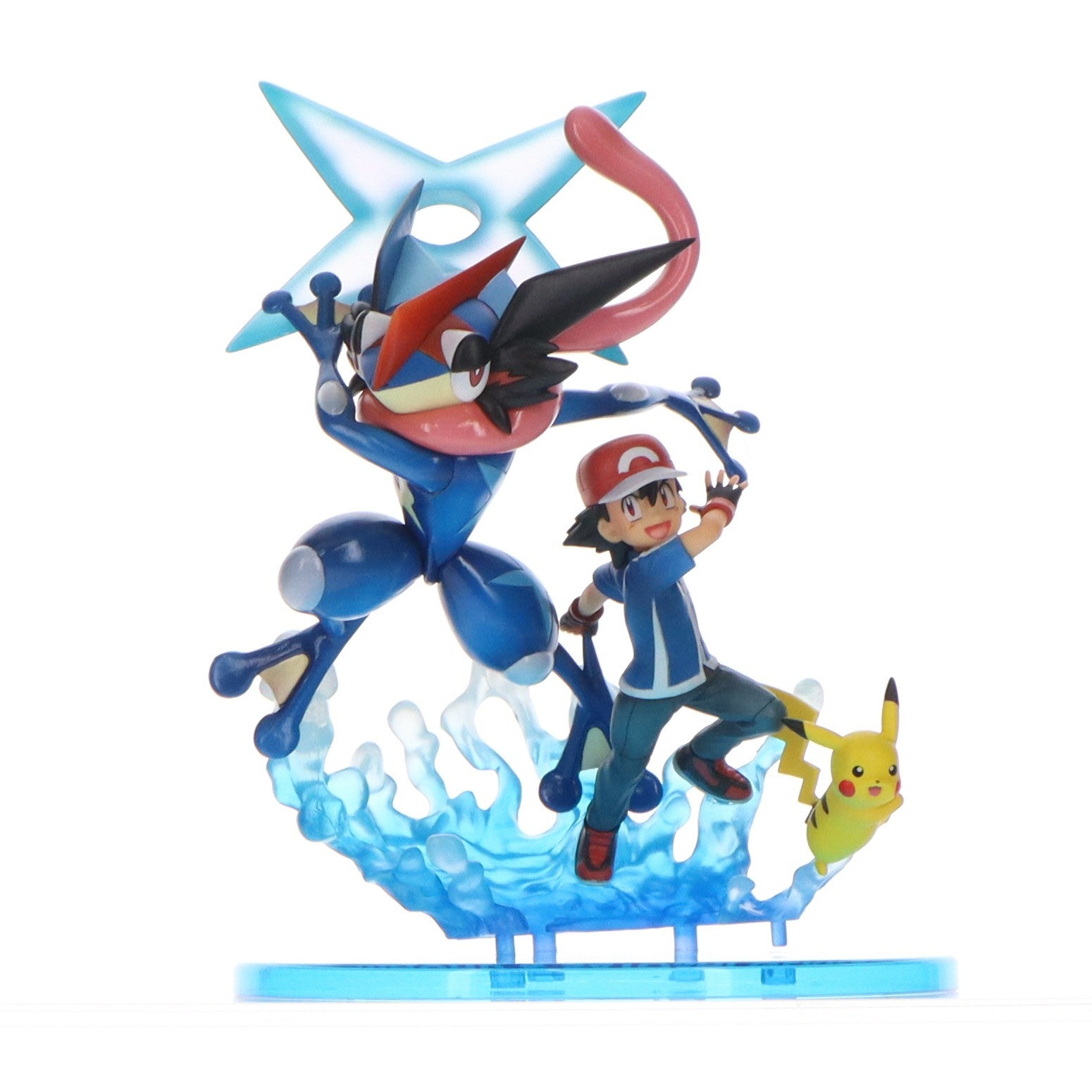【中古即納】[FIG] G.E.M.シリーズ サトシ&ピカチュウ&サトシゲッコウガ ポケットモンスター 完成品 フィギュア メガハウス(20171129)