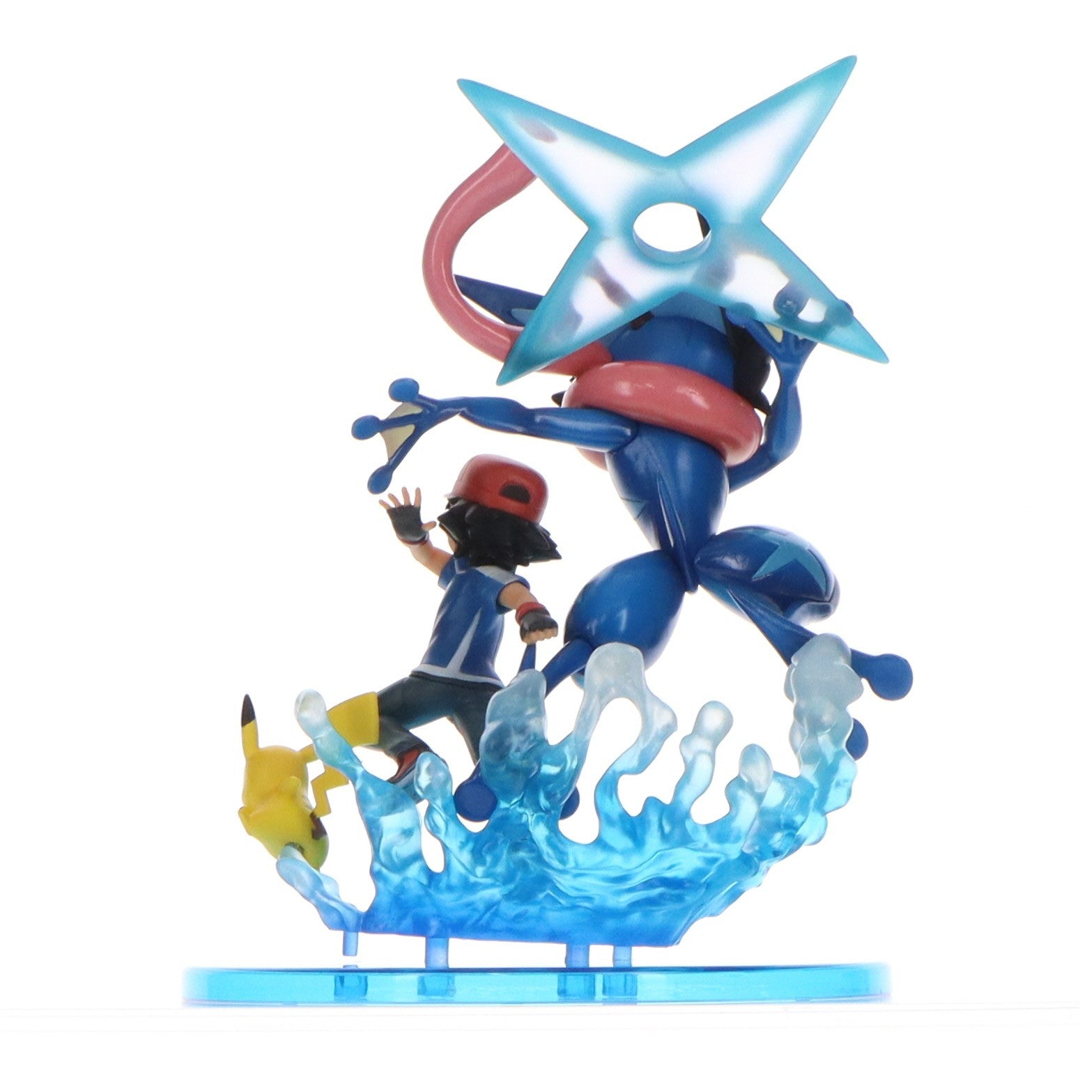 【中古即納】[FIG] G.E.M.シリーズ サトシ&ピカチュウ&サトシゲッコウガ ポケットモンスター 完成品 フィギュア メガハウス(20171129)