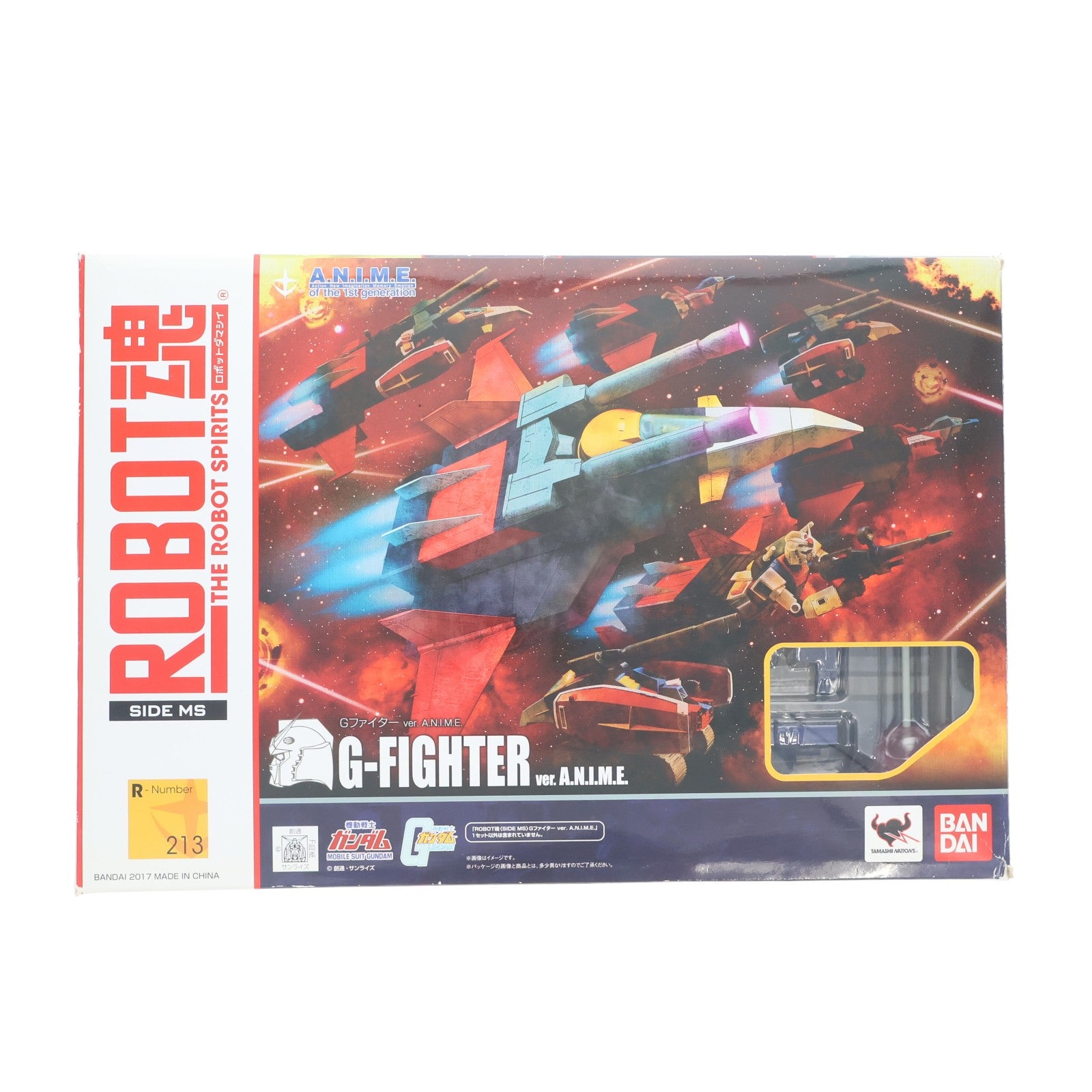 【中古即納】[FIG] ROBOT魂(SIDE MS) Gファイター ver. A.N.I.M.E. 機動戦士ガンダム 完成品 可動フィギュア バンダイ(20170623)