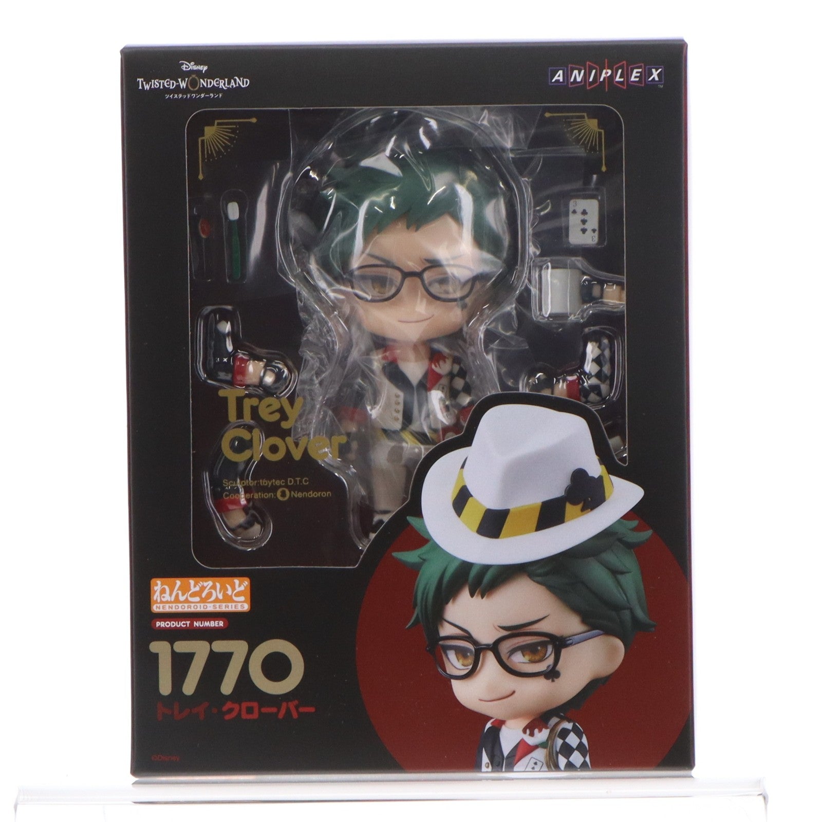 【中古即納】[FIG] GOODSMILE ONLINE SHOP購入特典付属 ねんどろいど 1770 トレイ・クローバー ディズニー ツイステッドワンダーランド 完成品 可動フィギュア アニプレックス(20220731)