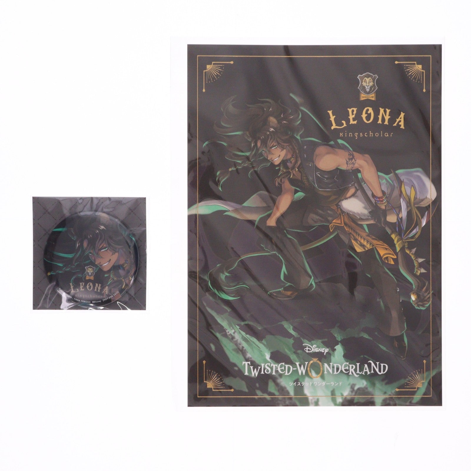 【中古即納】[FIG] ANIPLEX+限定 特典缶バッジ&ポストカード付属 レオナ・キングスカラー ディズニー ツイステッドワンダーランド 1/8 完成品 フィギュア アニプレックス(20220129)