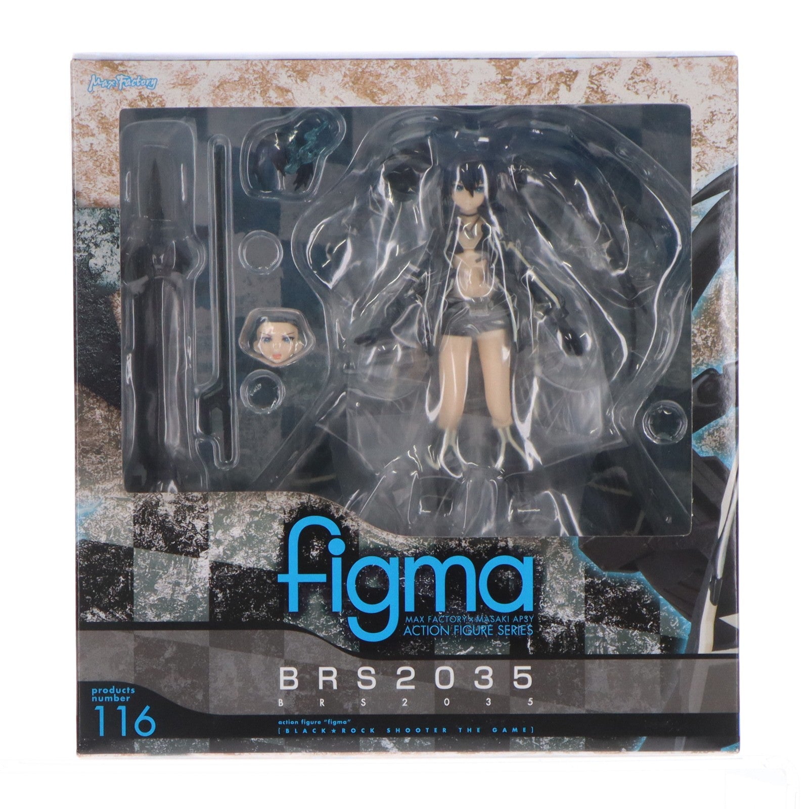【中古即納】[FIG] figma(フィグマ) 116 BRS2035 ブラック★ロックシューター THE GAME 完成品 可動フィギュア マックスファクトリー(20111216)