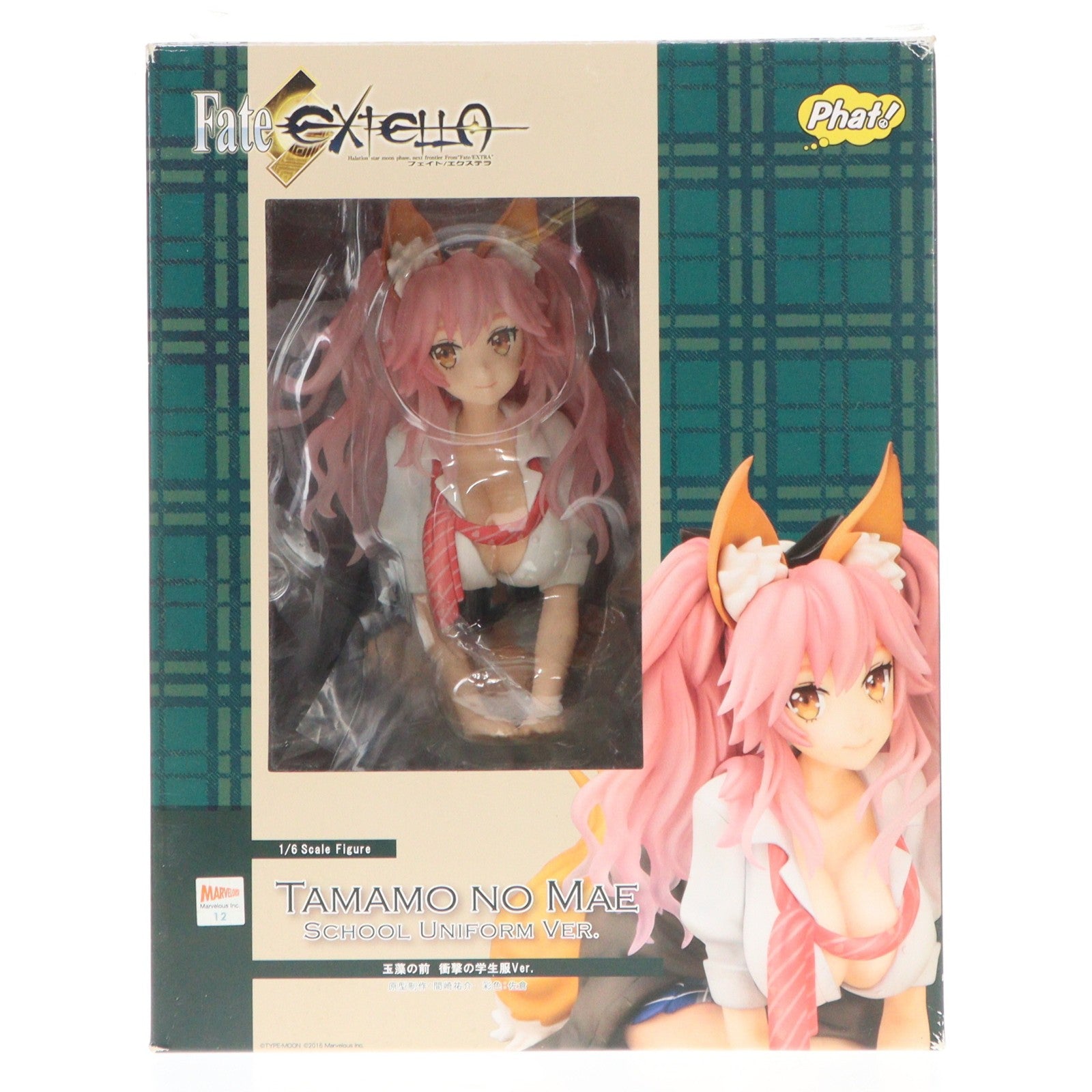 【中古即納】[FIG] 玉藻の前(たまものまえ) 衝撃の学生服Ver. Fate/EXTELLA(フェイト/エクステラ) 1/6完成品 フィギュア Phat!(ファット・カンパニー)(20180830)