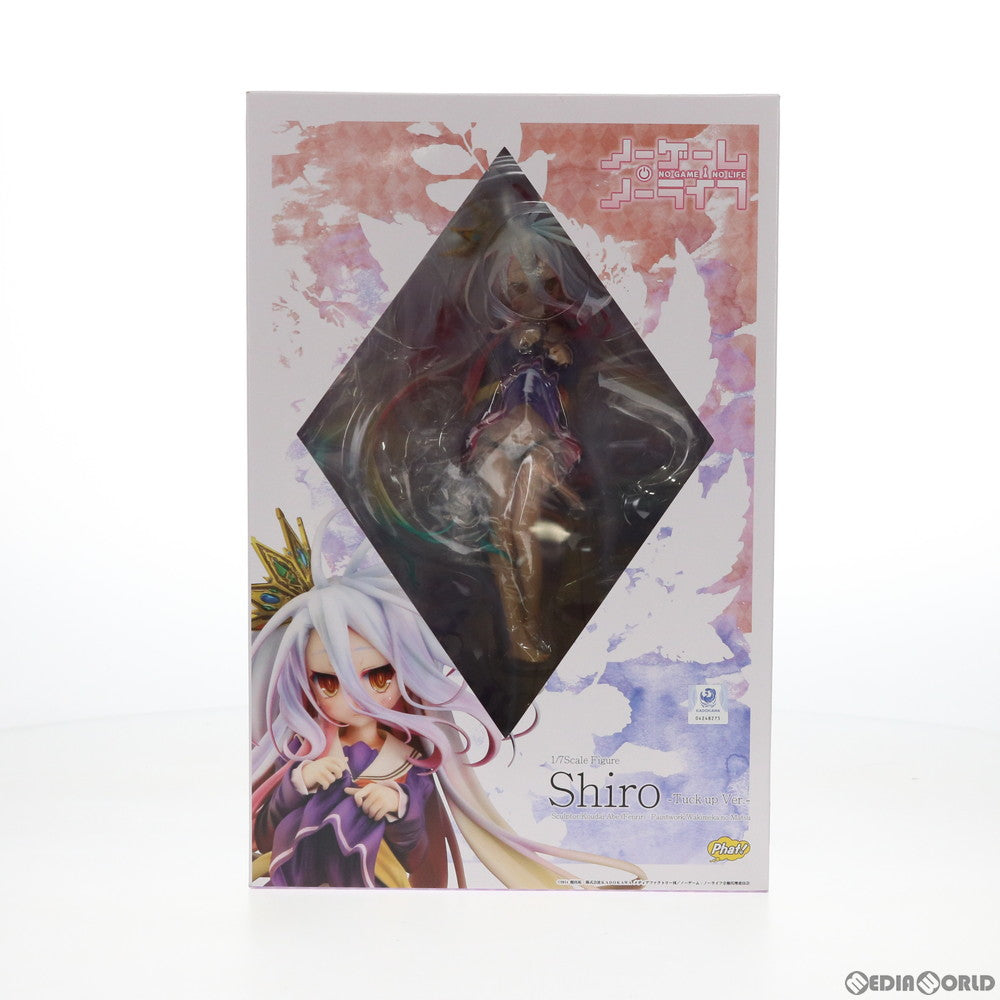 【中古即納】[FIG] 白(しろ) Tuck up ver. ノーゲーム・ノーライフ 1/7 完成品 フィギュア Phat!(ファット・カンパニー)(20200927)