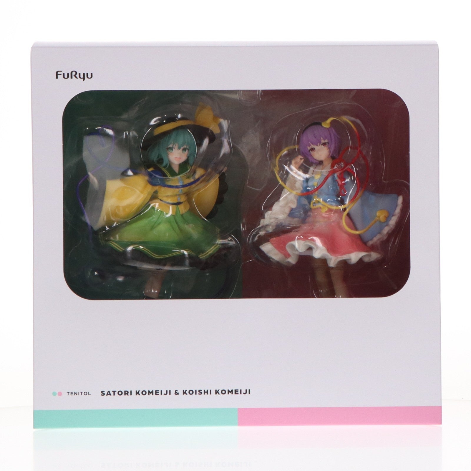 【中古即納】[FIG] TENITOL 古明地さとり&古明地こいし(こめいじさとり&こめいじこいし) 東方Project 完成品 フィギュア(AMU-TNL0106) フリュー(20250309)