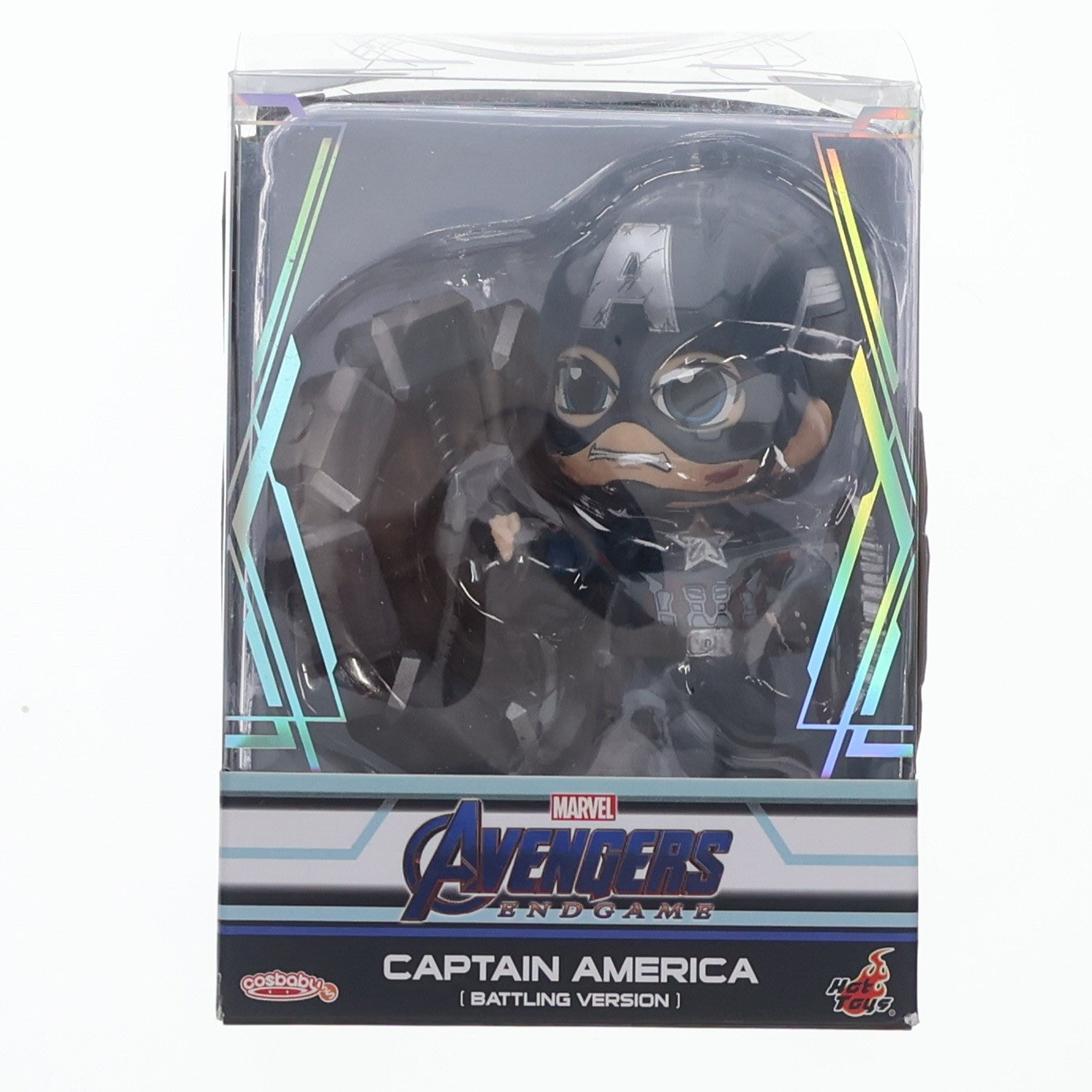 【中古即納】[FIG] キャプテン・アメリカ(バトル版) コスベイビー サイズS アベンジャーズ/エンドゲーム 完成品 フィギュア(COSB645) ホットトイズ(20191029)