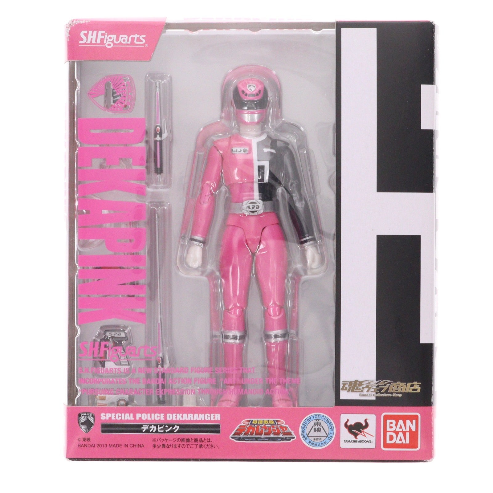 【中古即納】[FIG] 魂ウェブ商店限定 S.H.Figuarts(フィギュアーツ) デカピンク 特捜戦隊デカレンジャー 完成品 可動フィギュア バンダイ(20130525)