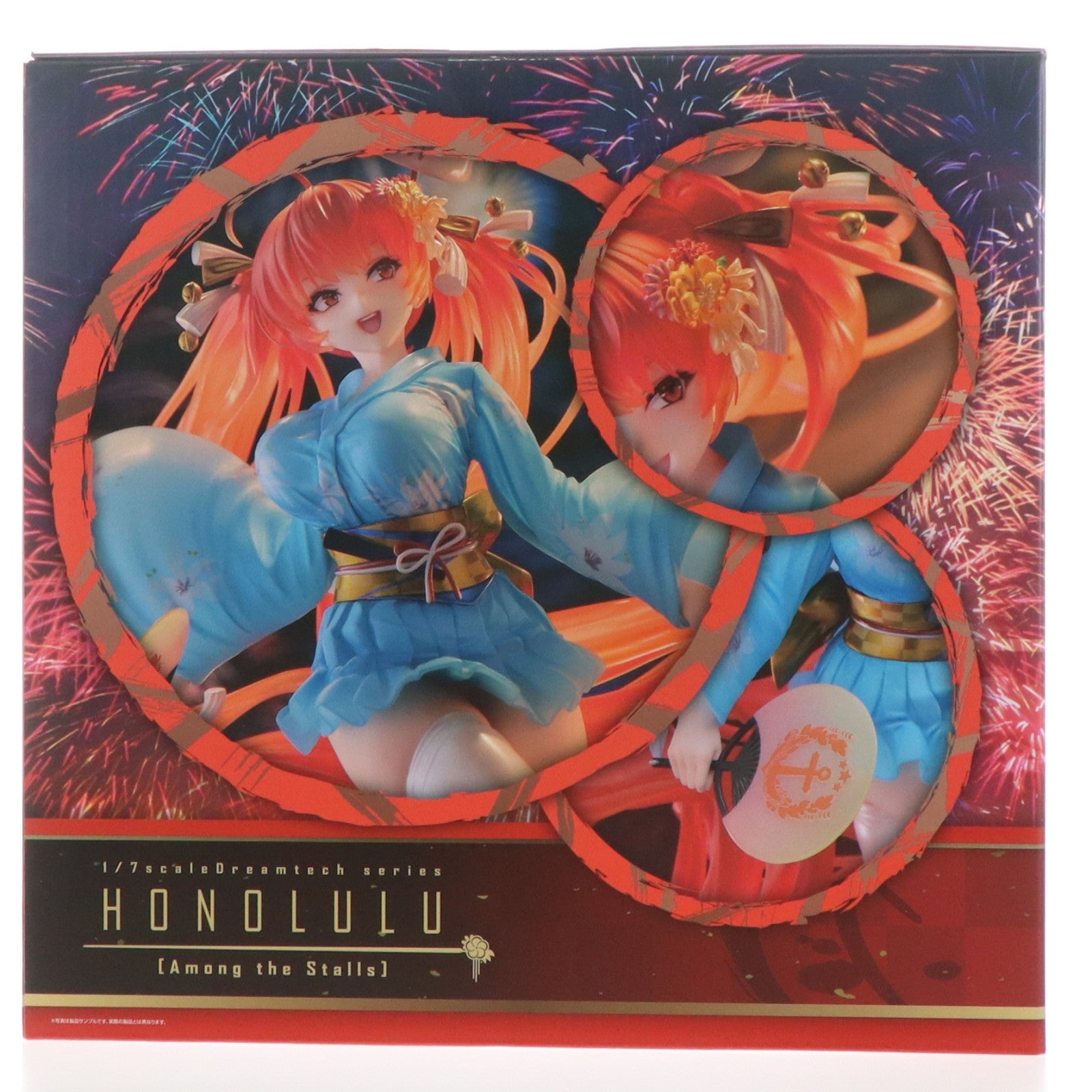 【中古即納】[FIG] ドリームテック ホノルル【二人のお祭り】 アズールレーン 1/7 完成品 フィギュア(DT-169) ウェーブ(WAVE)(20230528)