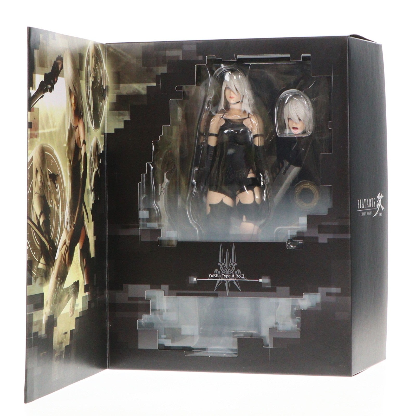 【中古即納】[FIG] PLAY ARTS改(プレイアーツ改) ヨルハ A型 二号 DX版 NieR: Automata(ニーア オートマタ) 完成品 可動フィギュア スクウェア・エニックス(20210924)