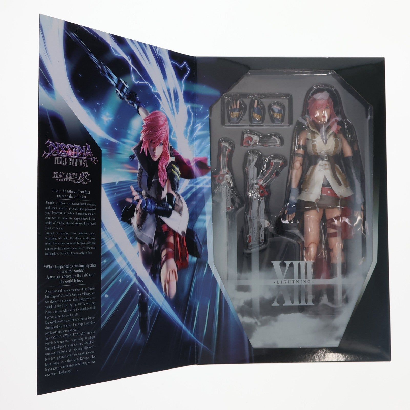 【中古即納】[FIG] PLAY ARTS改(プレイアーツ改) ライトニング DISSIDIA FINAL FANTASY(ディシディア ファイナルファンタジー) 完成品 可動フィギュア スクウェア・エニックス(20180112)