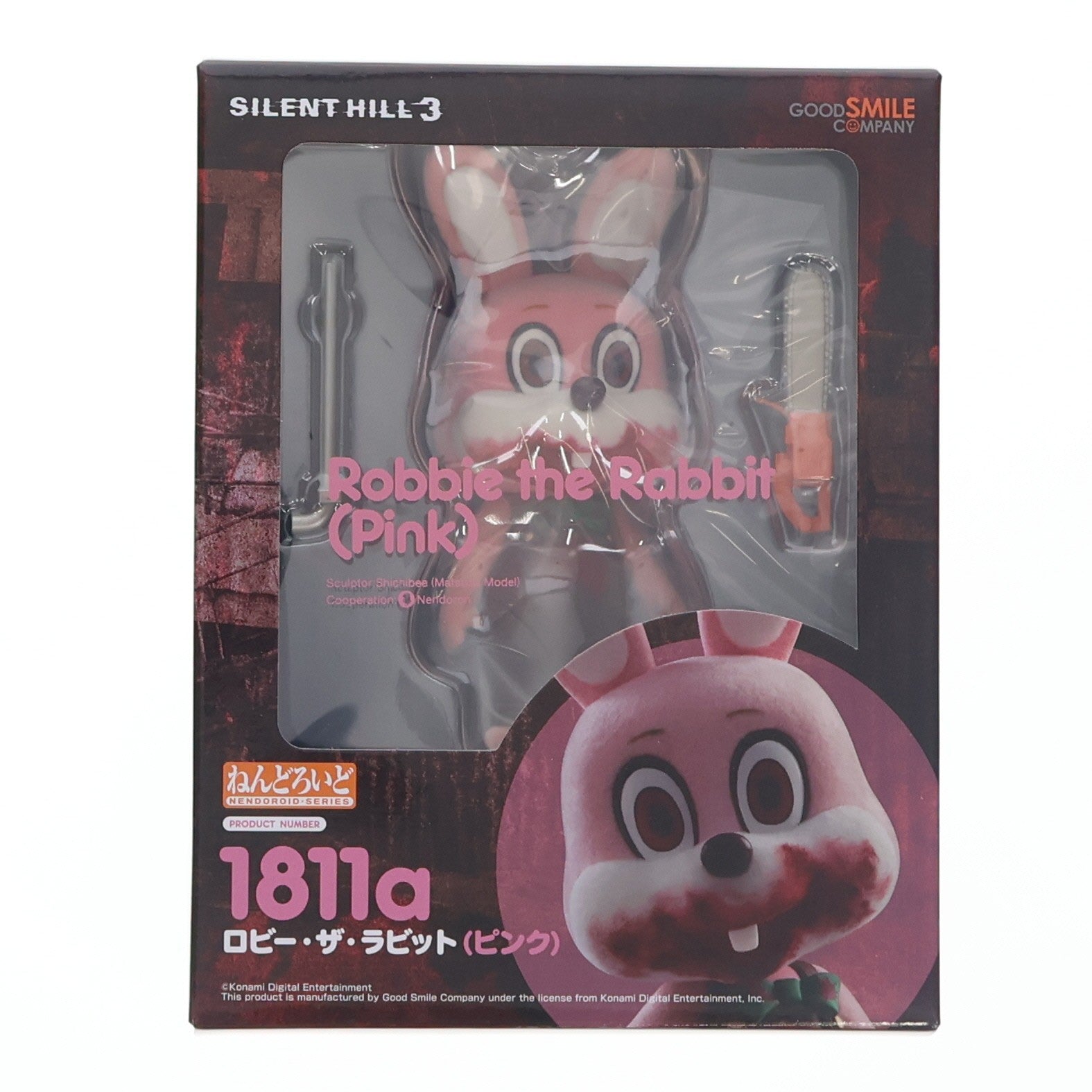 【中古即納】[FIG] ねんどろいど 1811a ロビー・ザ・ラビット(ピンク) サイレントヒル3 完成品 可動フィギュア グッドスマイルカンパニー(20220910)