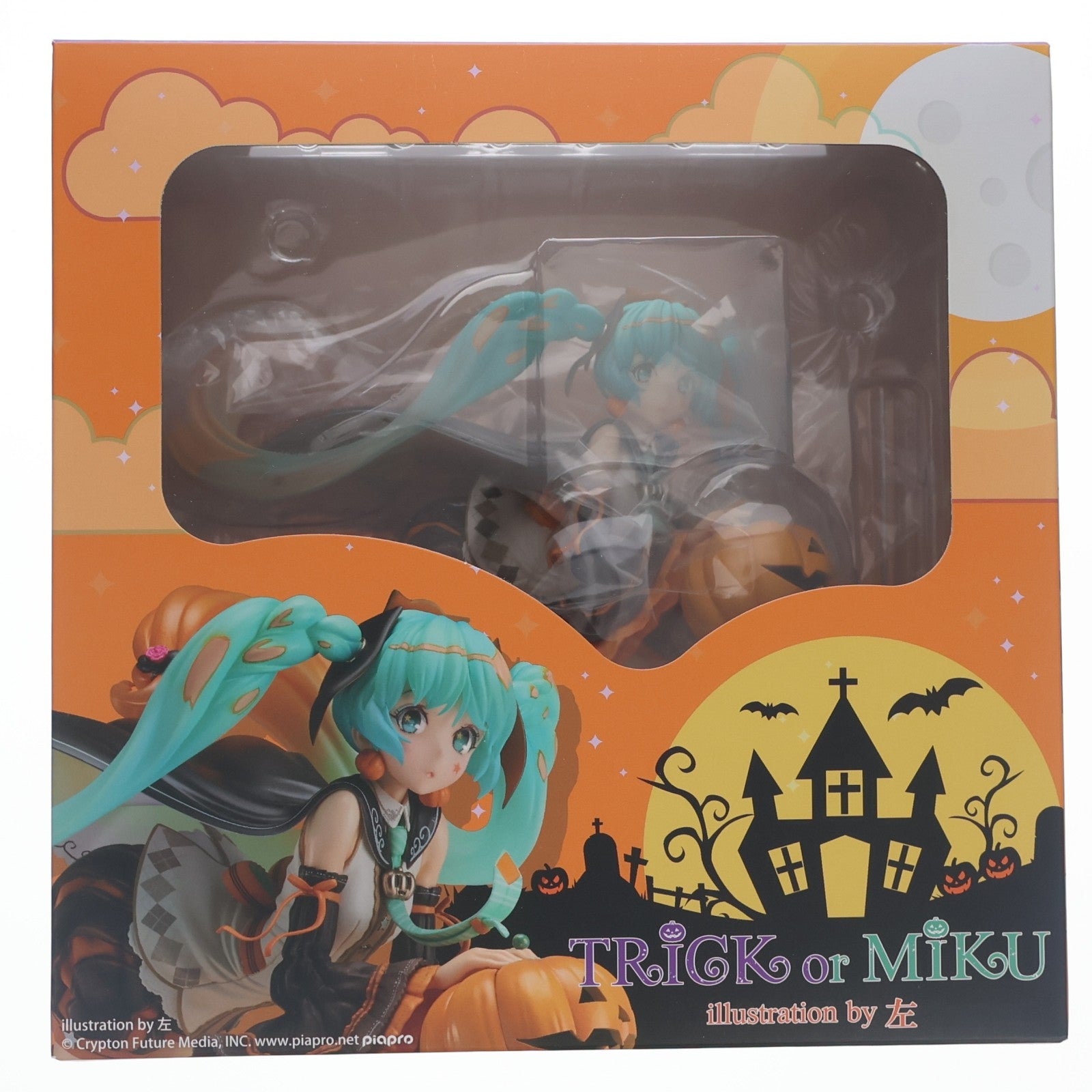 【中古即納】[FIG] 初音ミク「TRICK or MIKU」 illustration by 左 VOCALOID(ボーカロイド) 完成品 フィギュア ユニオンクリエイティブ(20171021)