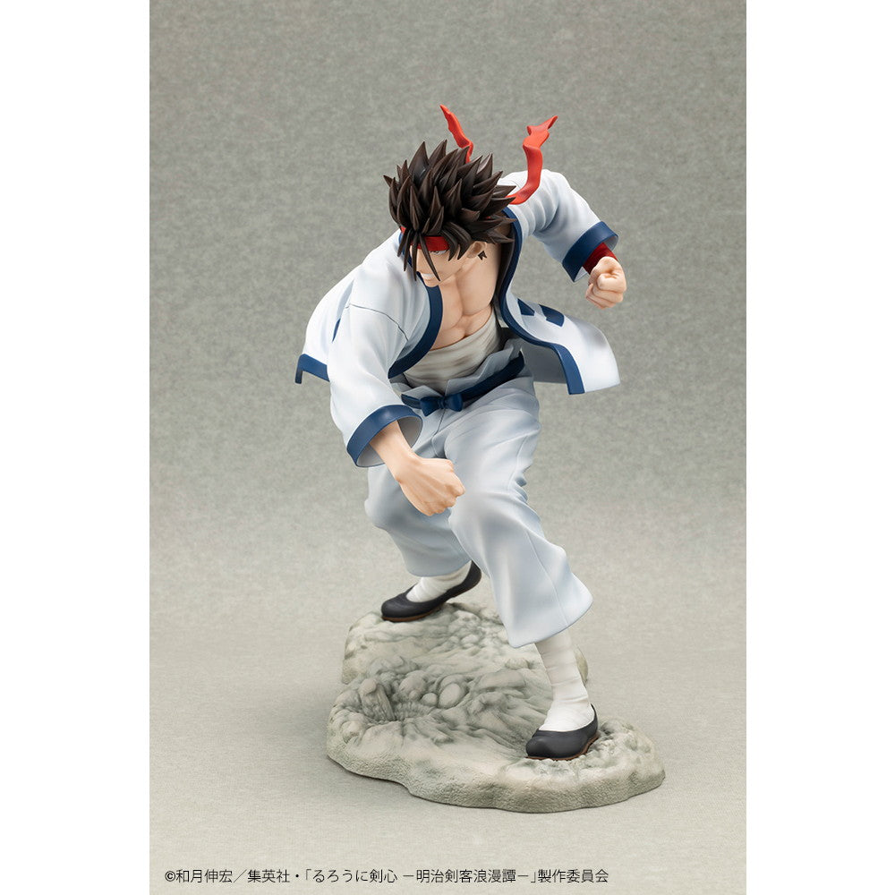 【中古即納】[FIG] ARTFX J 相楽左之助(さがらさのすけ) るろうに剣心 -明治剣客浪漫譚- 1/8 完成品 フィギュア(PV169) コトブキヤ(20241231)
