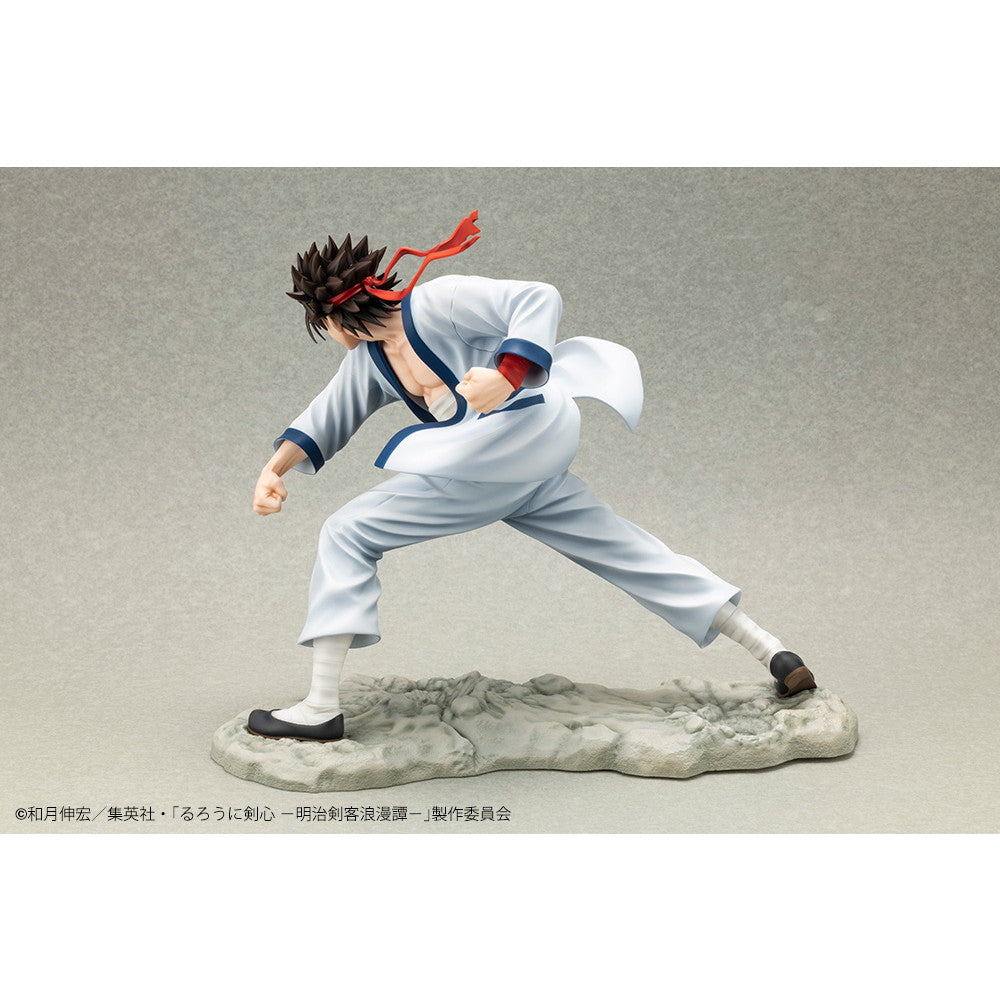 【中古即納】[FIG] ARTFX J 相楽左之助(さがらさのすけ) るろうに剣心 -明治剣客浪漫譚- 1/8 完成品 フィギュア(PV169) コトブキヤ(20241231)