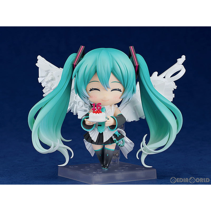 【中古即納】[FIG] ねんどろいど 2222 初音ミク Happy 16th Birthday Ver. キャラクター・ボーカル・シリーズ01 初音ミク 完成品 可動フィギュア グッドスマイルカンパニー(20231223)