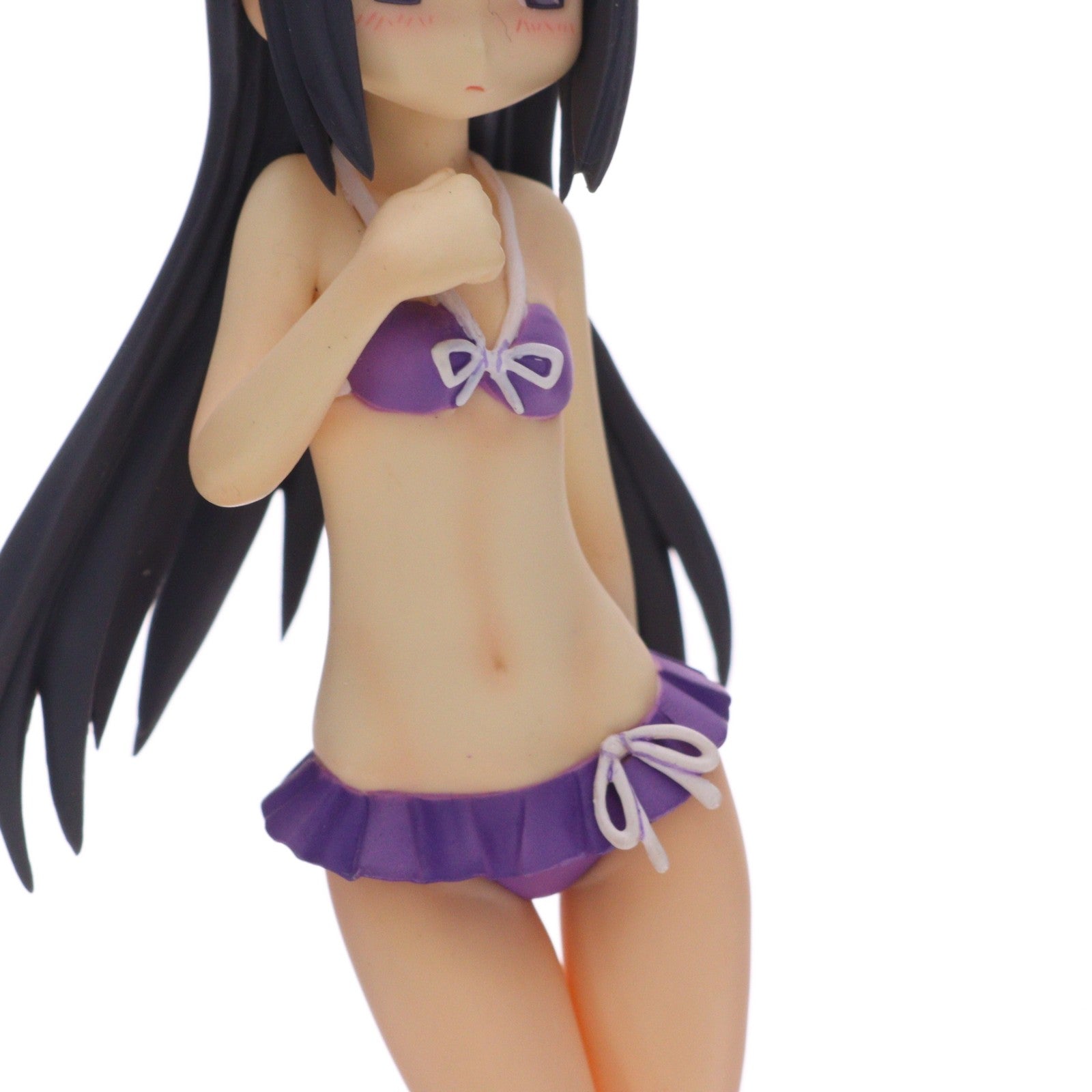【中古即納】[FIG] BEACH QUEENS(ビーチクイーンズ) 暁美ほむら(あけみほむら) 魔法少女まどか☆マギカ 1/10 完成品 フィギュア(NF-147) ウェーブ(WAVE)(20111228)