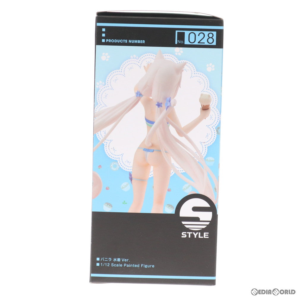 【中古即納】[FIG] S-style バニラ 水着Ver. ネコぱら 1/12 塗装済組み立て品 フィギュア FREEing(フリーイング)(20200131)
