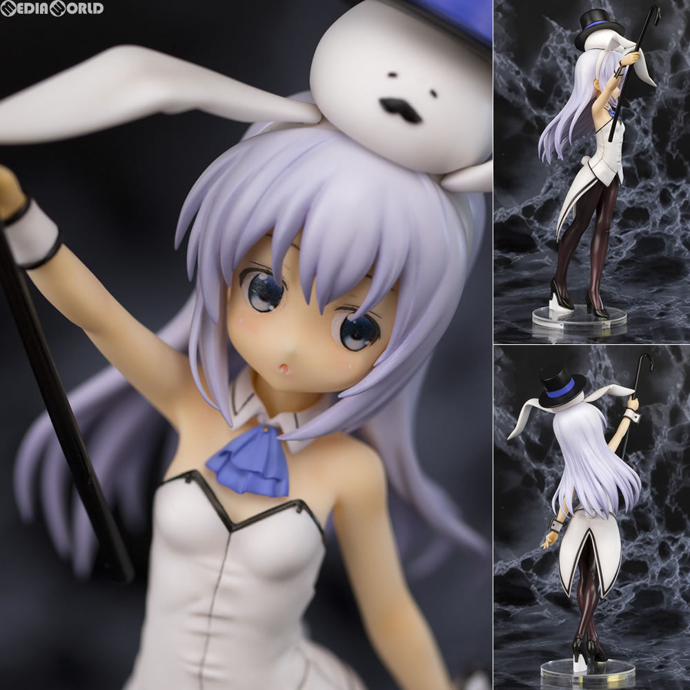 【中古即納】[FIG] チノ ご注文はうさぎですか～～ 1/8 完成品 フィギュア PULCHRA(プルクラ)(20170129)