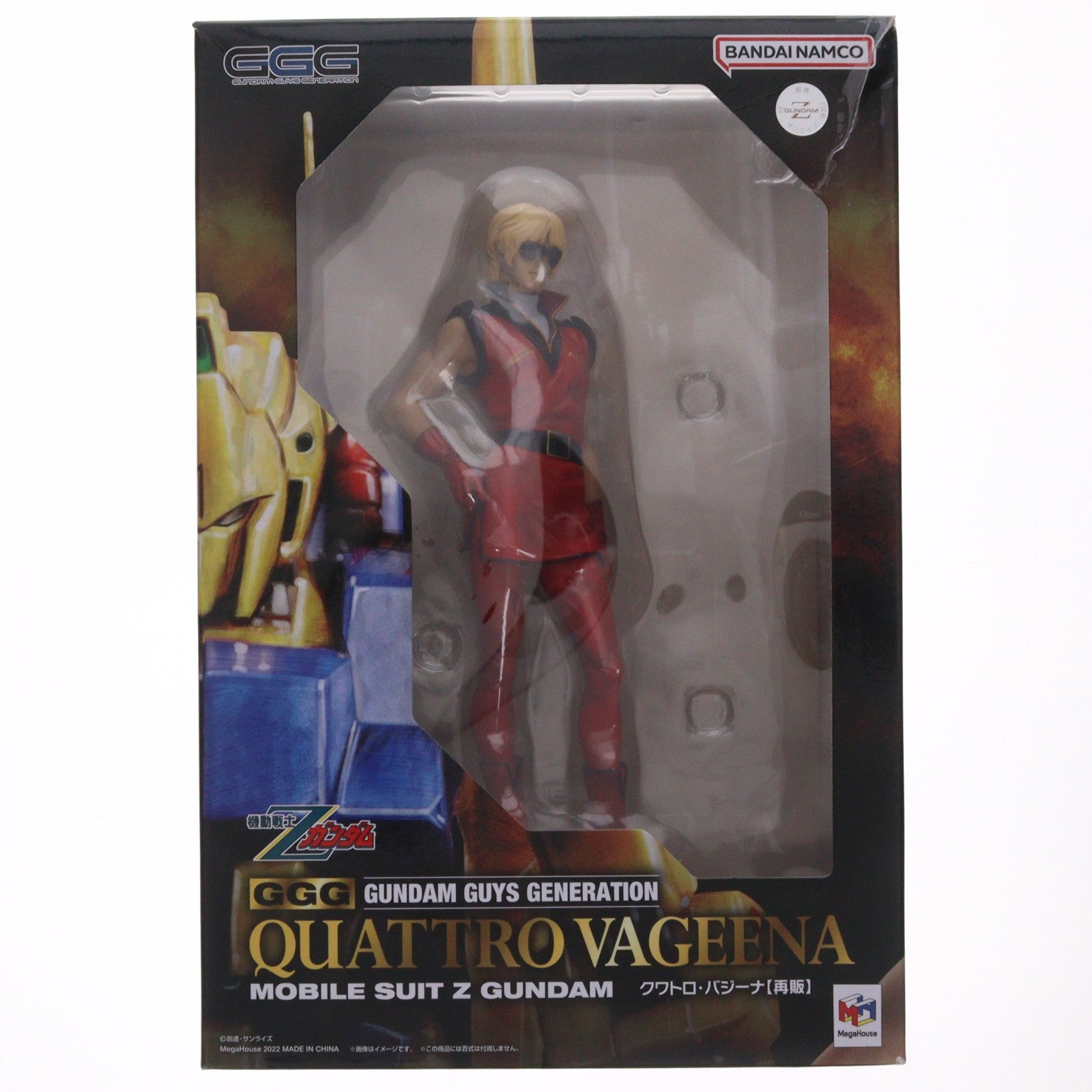 【中古即納】[FIG] (再販) GGG(ガンダム・ガイズ・ジェネレーション) クワトロ・バジーナ 機動戦士Zガンダム 1/8 完成品 フィギュア メガハウス(20220828)