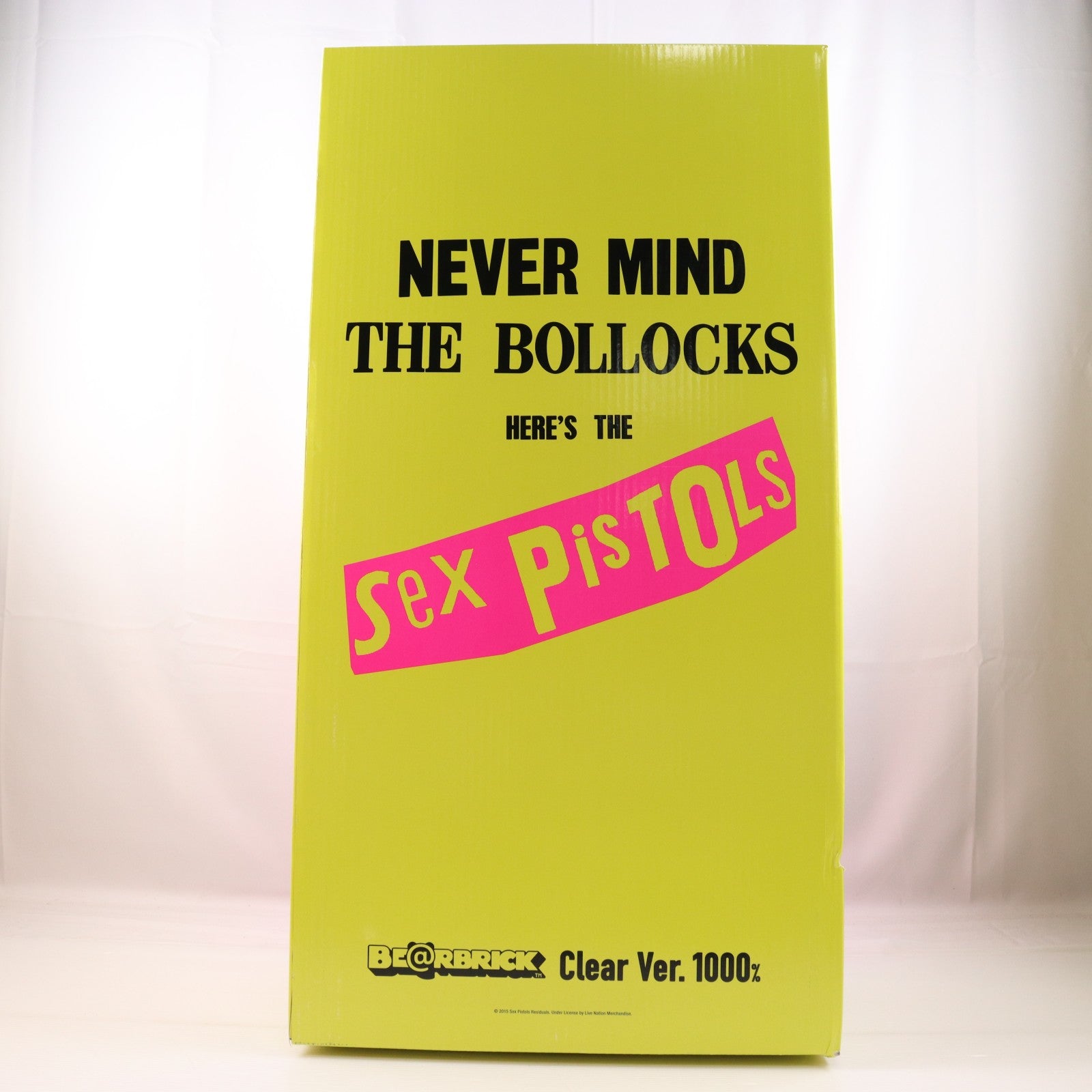【中古即納】[FIG] BE@RBRICK(ベアブリック) Sex Pistols(セックス・ピストルズ) Clear Ver. 1000% 完成品 可動フィギュア メディコム・トイ(20151031)
