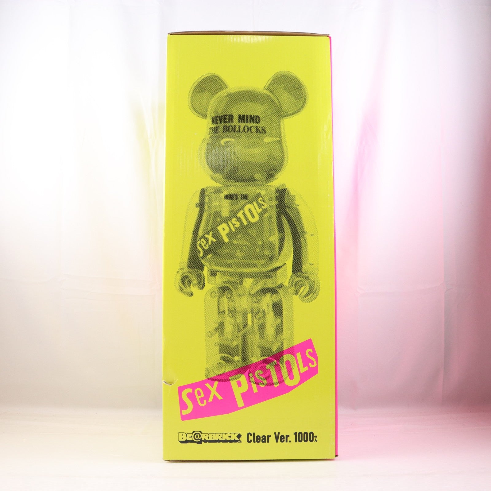 【中古即納】[FIG] BE@RBRICK(ベアブリック) Sex Pistols(セックス・ピストルズ) Clear Ver. 1000% 完成品 可動フィギュア メディコム・トイ(20151031)