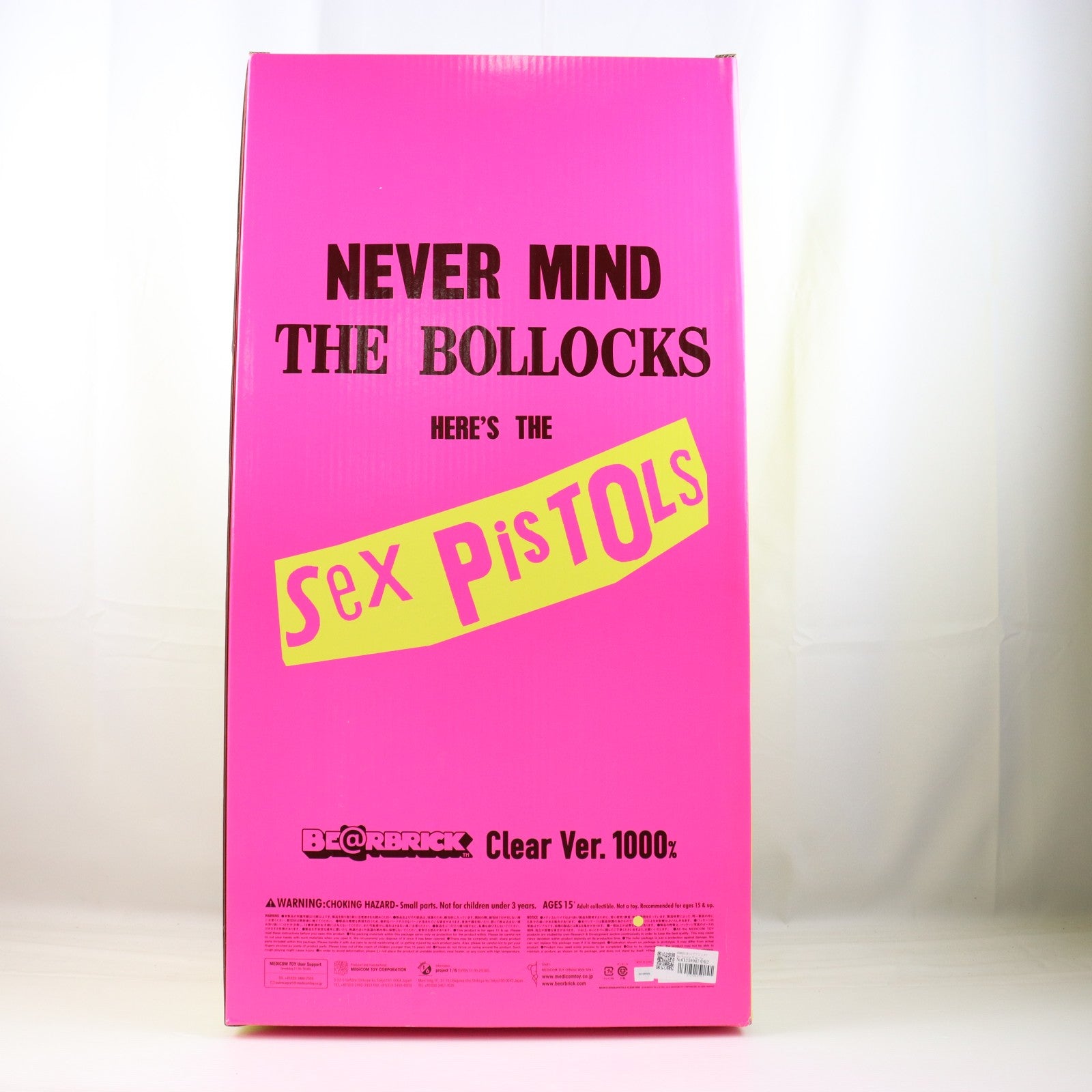 【中古即納】[FIG] BE@RBRICK(ベアブリック) Sex Pistols(セックス・ピストルズ) Clear Ver. 1000% 完成品 可動フィギュア メディコム・トイ(20151031)