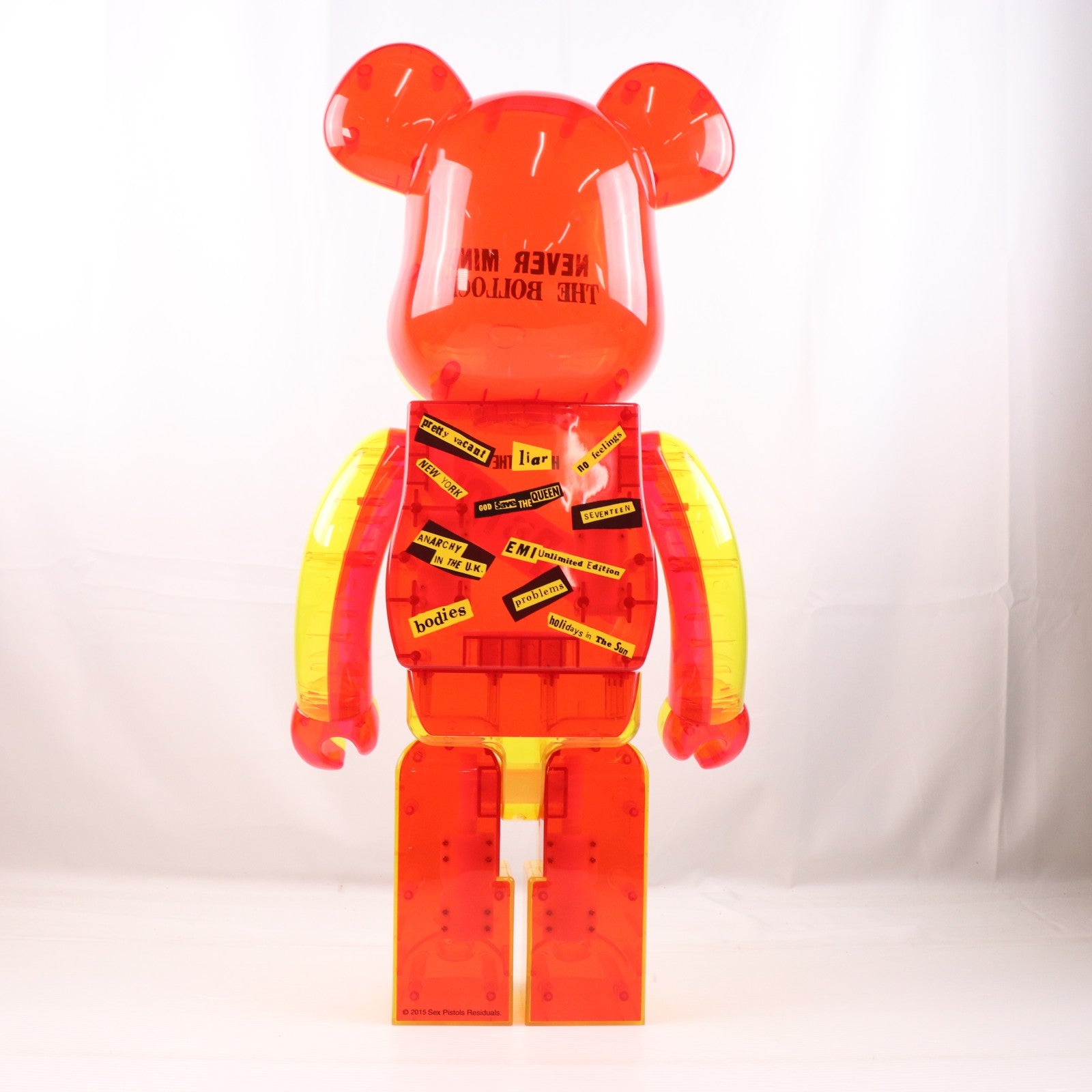 【中古即納】[FIG] BE@RBRICK(ベアブリック) Sex Pistols(セックス・ピストルズ) Clear Ver. 1000% 完成品 可動フィギュア メディコム・トイ(20151031)