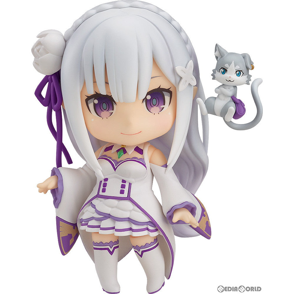 【中古即納】[FIG] (再販) ねんどろいど 751 エミリア Re:ゼロから始める異世界生活 完成品 可動フィギュア グッドスマイルカンパニー(20200906)