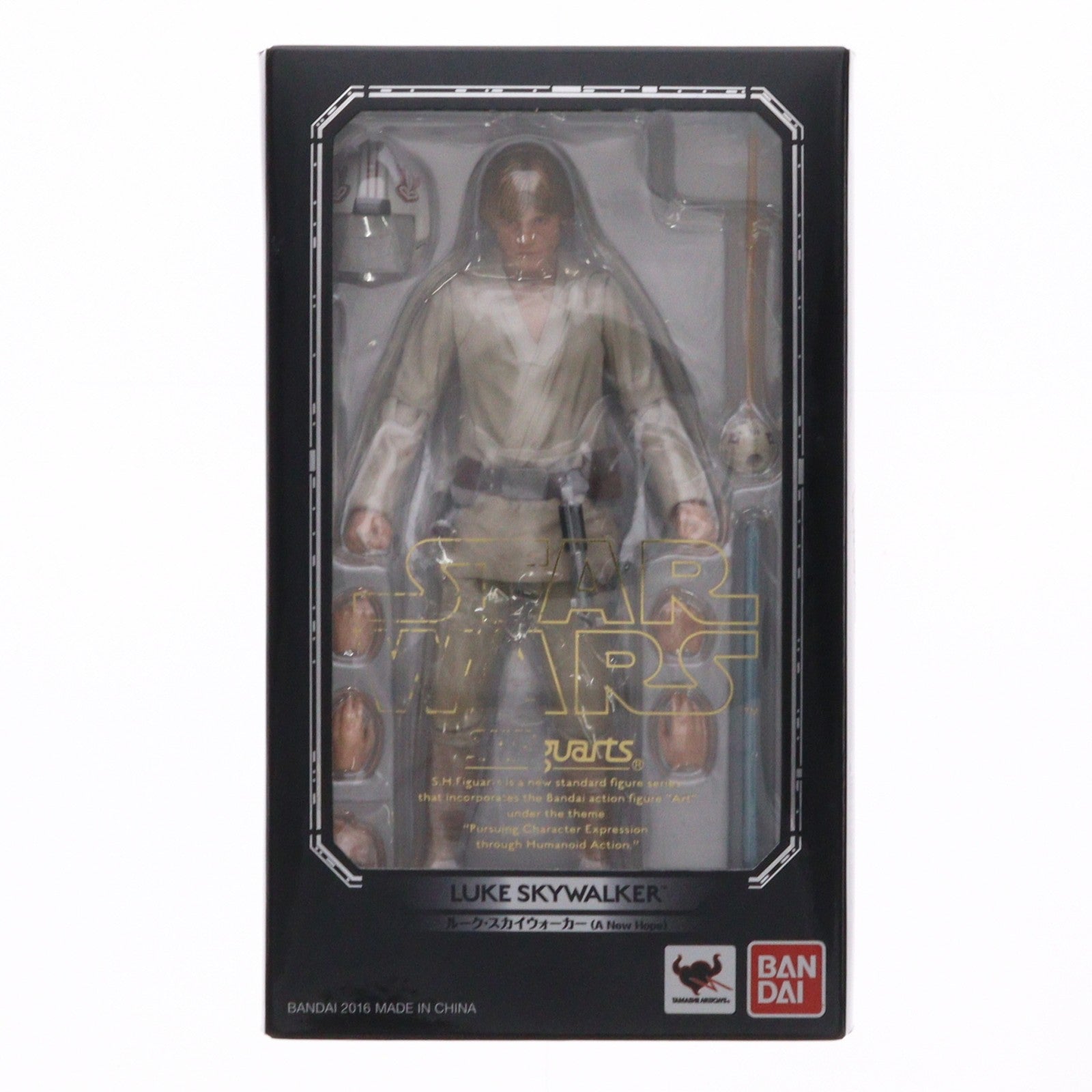 【中古即納】[FIG] S.H.Figuarts(フィギュアーツ) ルーク・スカイウォーカー(A NEW HOPE) スター・ウォーズ 完成品 可動フィギュア バンダイ(20160722)