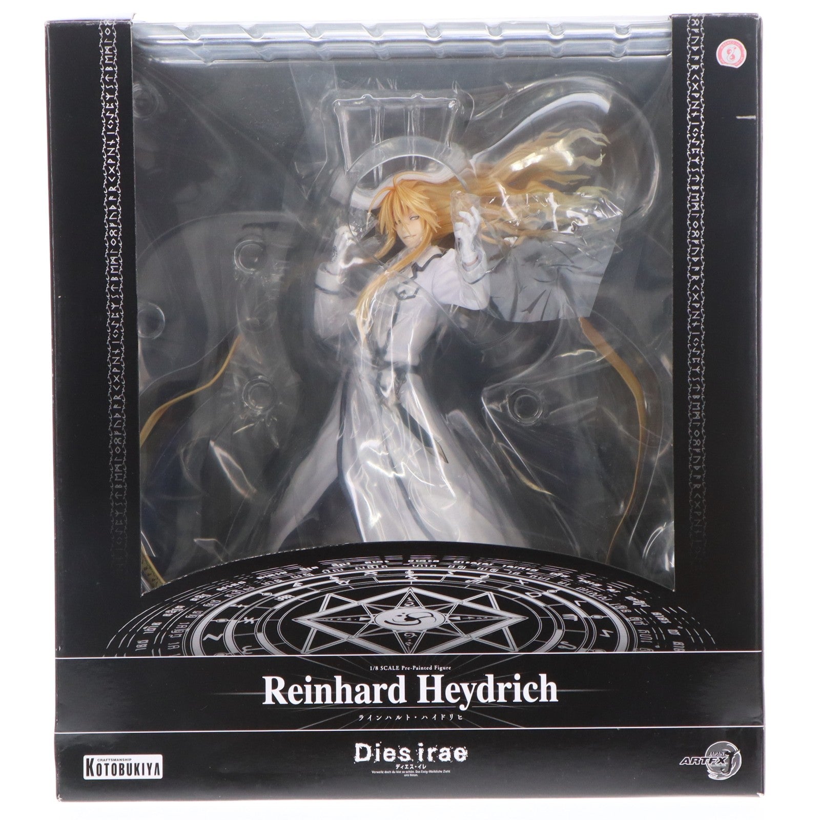 【中古即納】[FIG] ARTFX J ラインハルト・ハイドリヒ Dies irae(ディエス・イレ) 1/8 完成品 フィギュア(PP747) コトブキヤ(20181019)