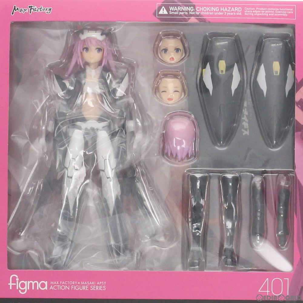 【中古即納】[FIG] GOODSMILE ONLINE SHOP限定特典付属 figma(フィグマ) 401 比良坂夜露(ひらさかよつゆ) アリス・ギア・アイギス 完成品 可動フィギュア マックスファクトリー(20190427)